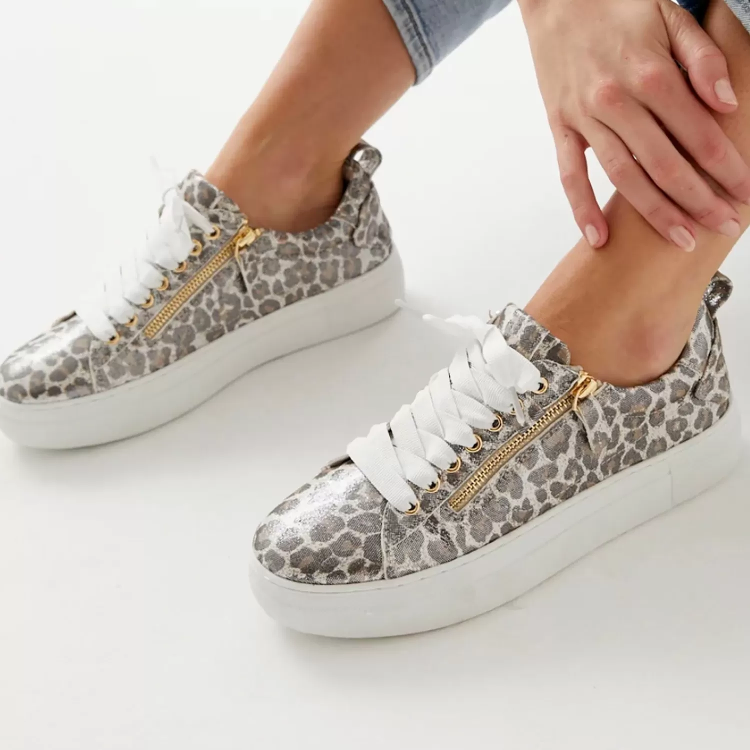 Alfie & Evie Sneakers*Maize Sneaker - Champagne Leopard - AE18