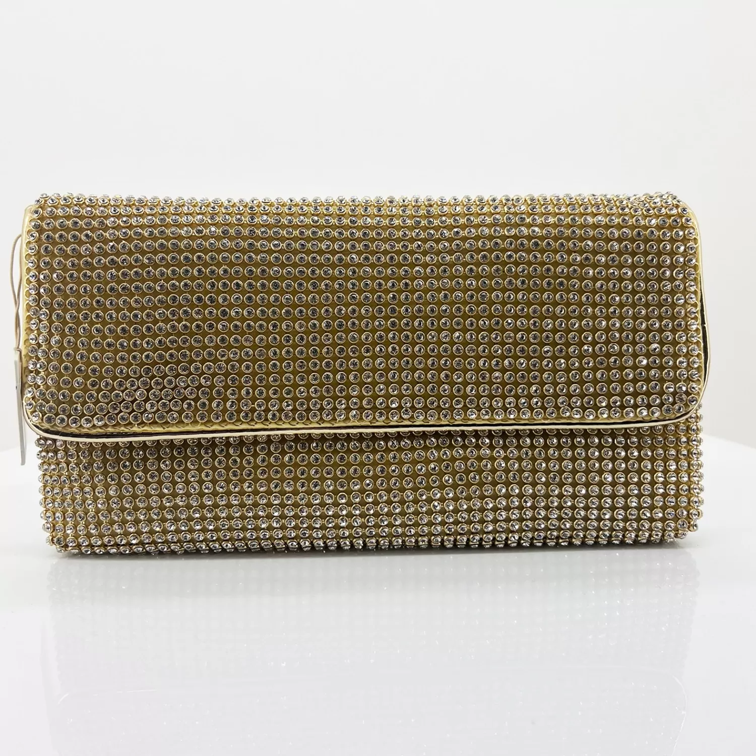 Adorne Handbags*Malia Diamante Clutch - Gold - AD19