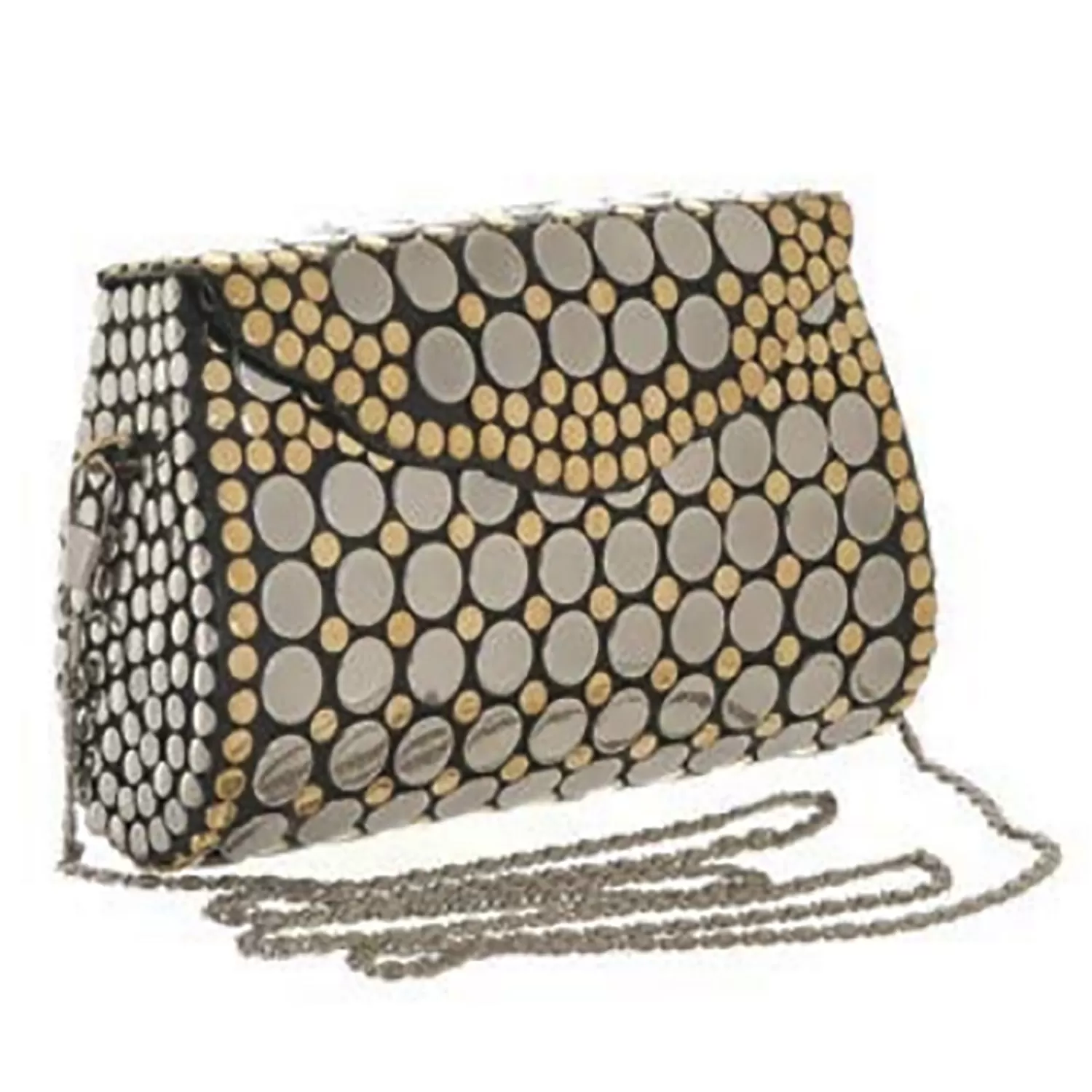 Ble Resort Collection Handbags*Mini Metallic Bag | Silver | BL2