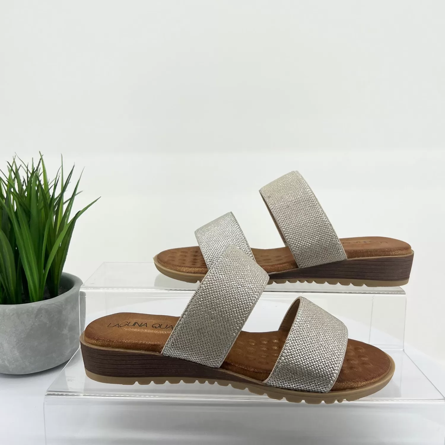 Laguna Quays Resort Flats | Sandals*Mister Sandal - Silver - LQ2