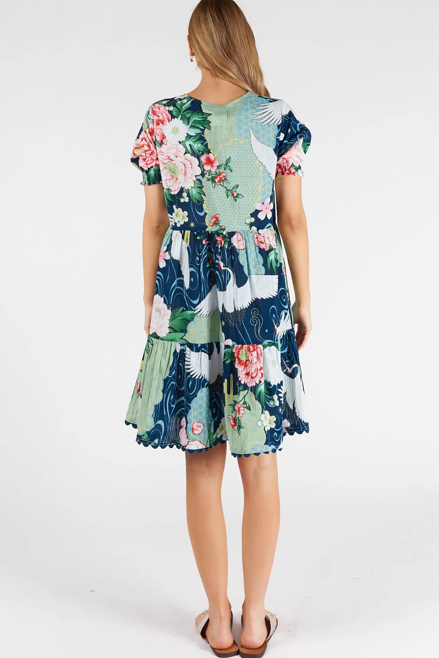 Lula Life Dresses*Mitzuki Dress - Navy - LL42