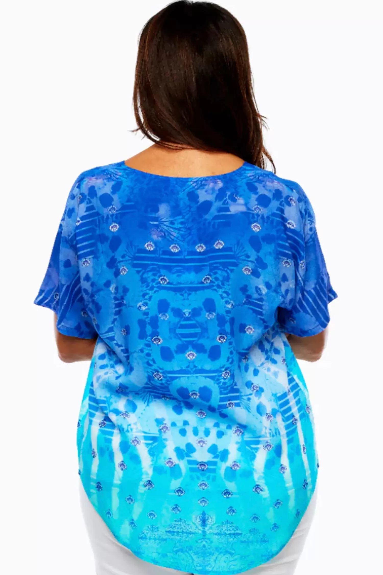 Claire Powell Shirts & Tops*Modal Top - Ocean - CP2