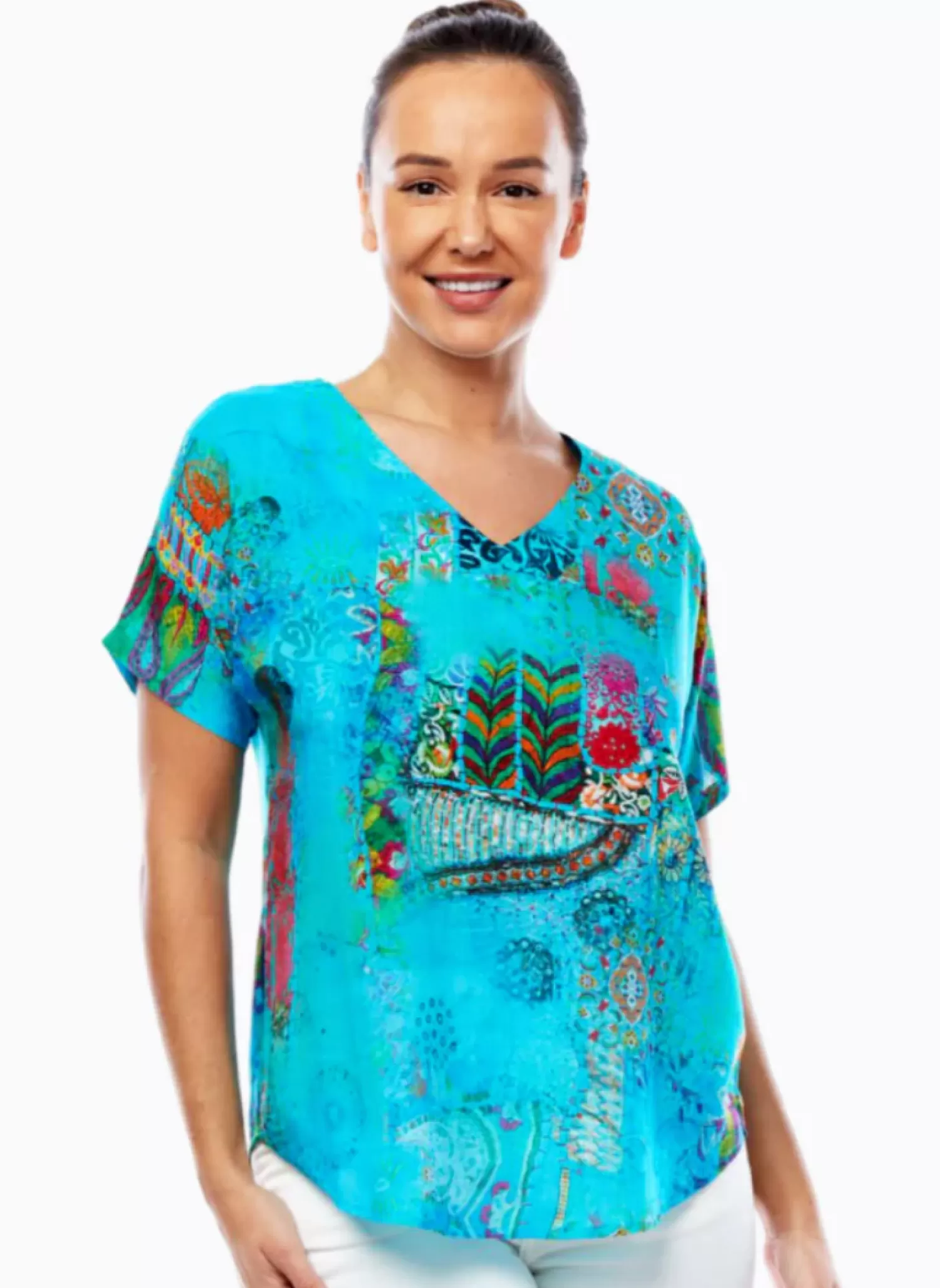 Claire Powell Shirts & Tops*Modal Top - Paradise - CP2