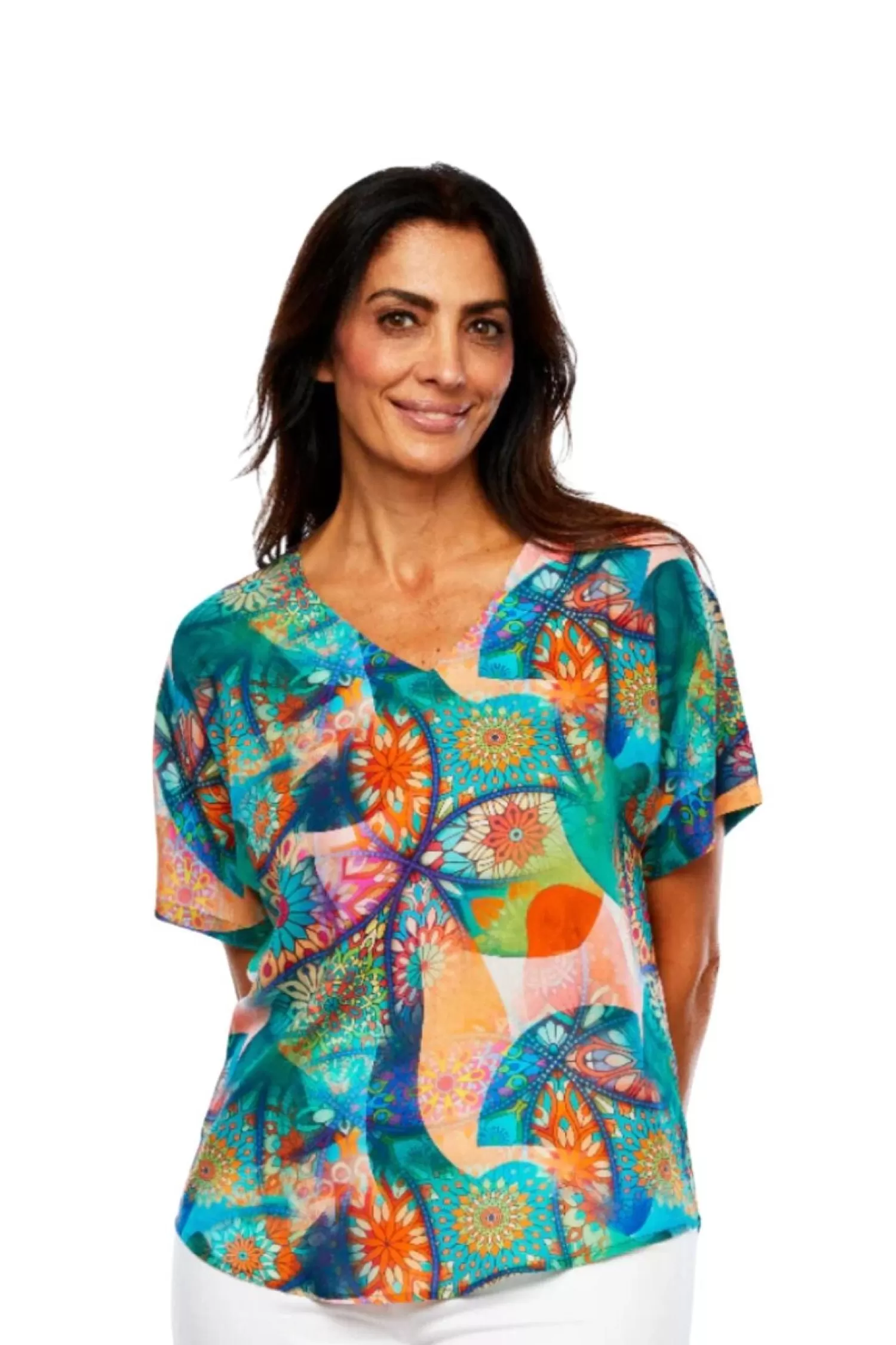 Claire Powell Shirts & Tops*Modal Top - Puzzle - CP2