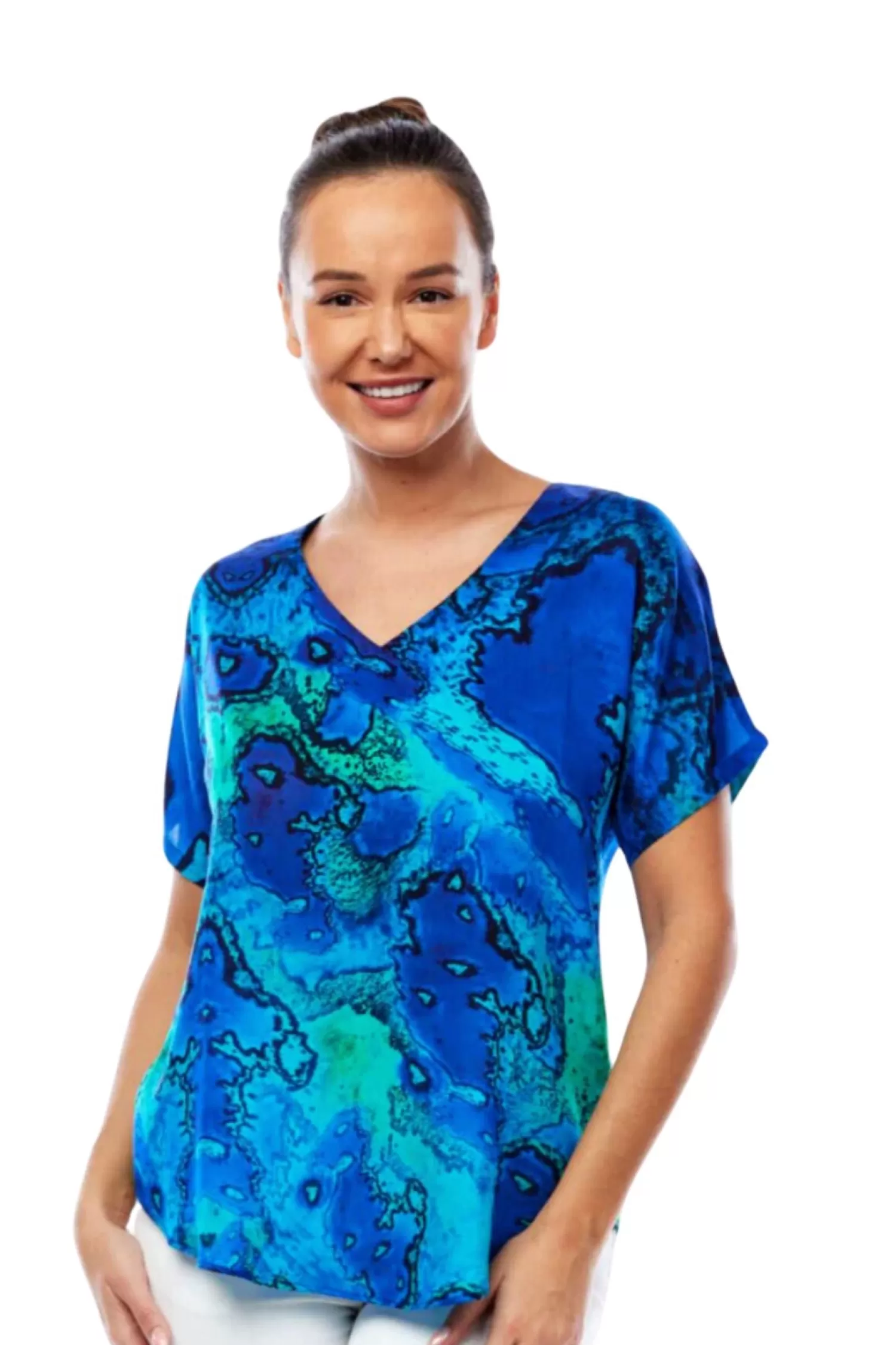 Claire Powell Shirts & Tops*Modal Top - Reef - CP2