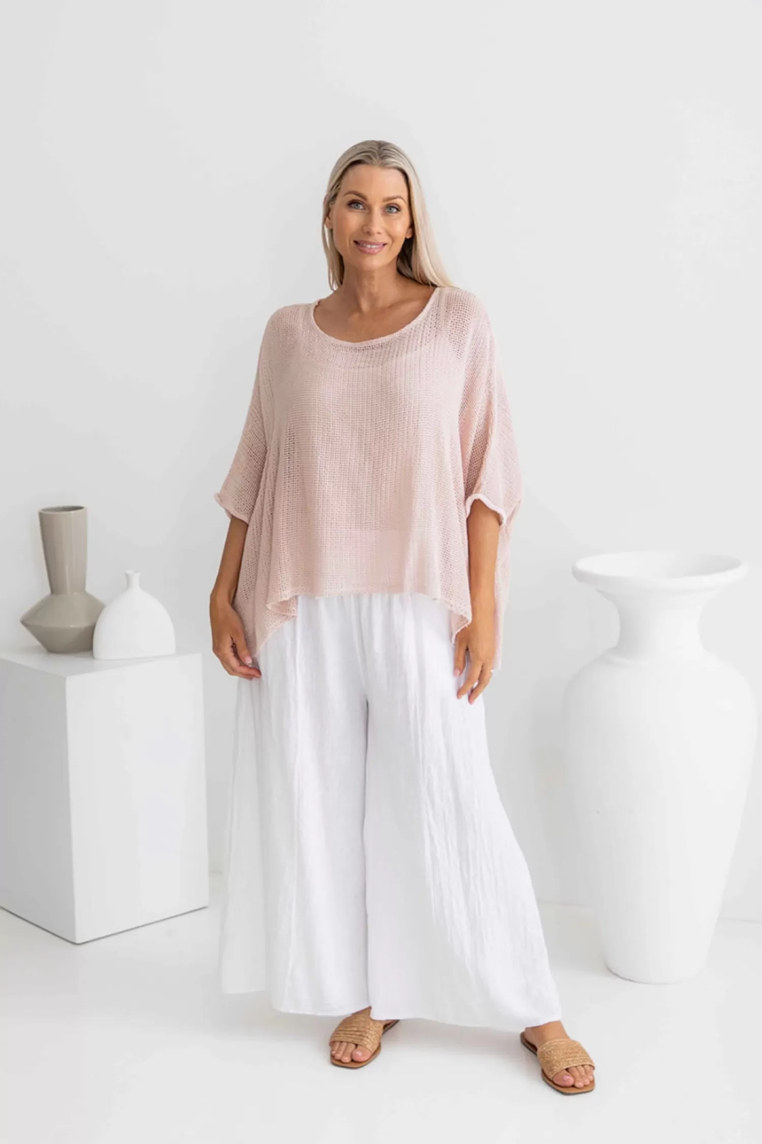The Italian Cartel Shirts & Tops*Modena Top - Blush - IC29