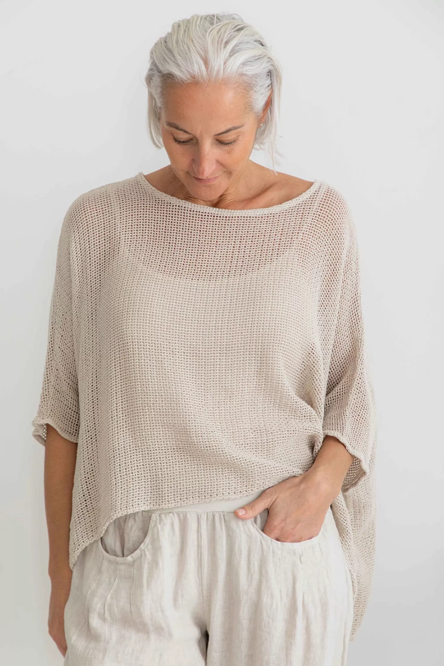 The Italian Cartel Shirts & Tops*Modena Top - Sand - IC29