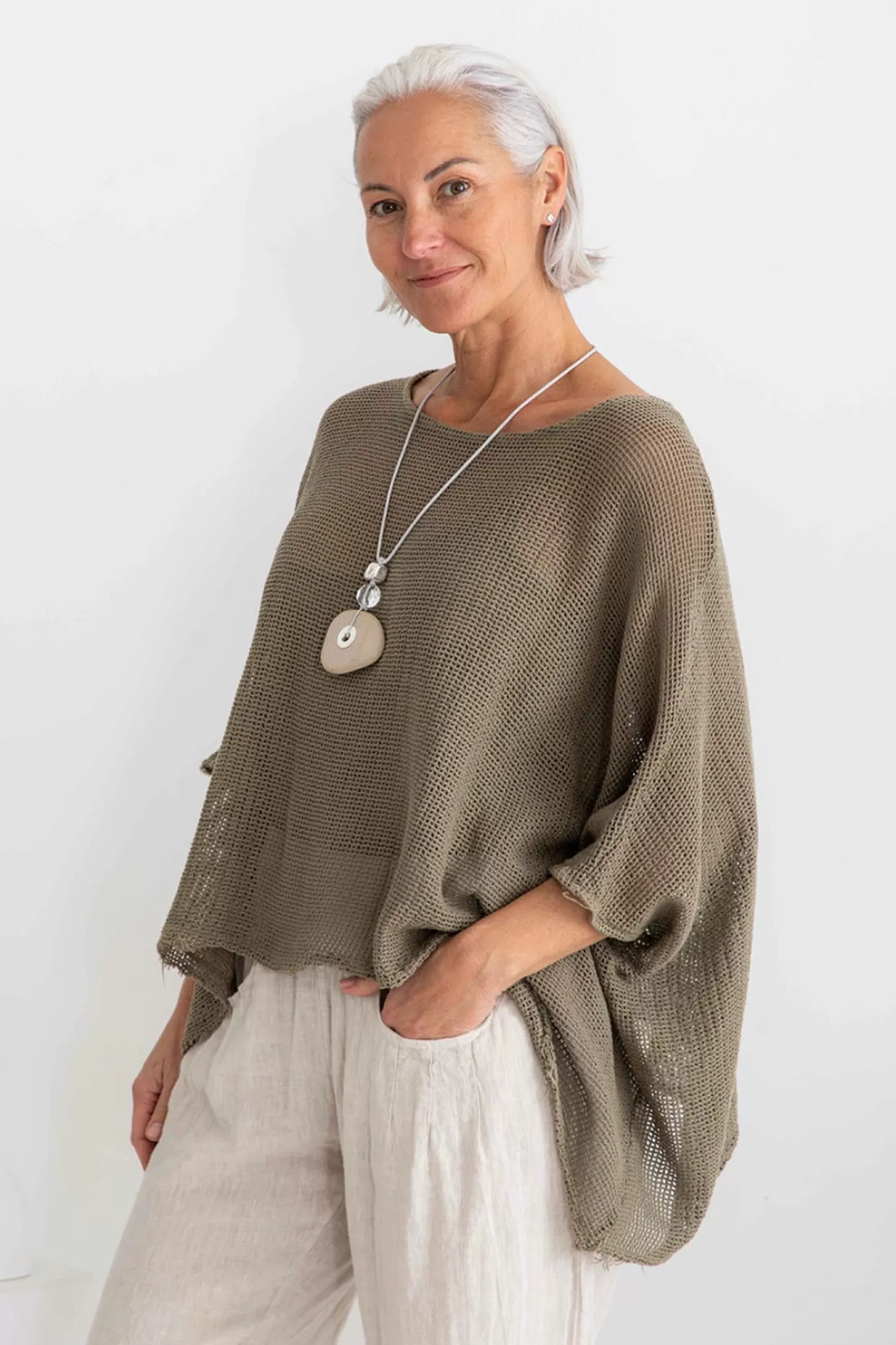 The Italian Cartel Shirts & Tops*Modena Top - Slate - IC29