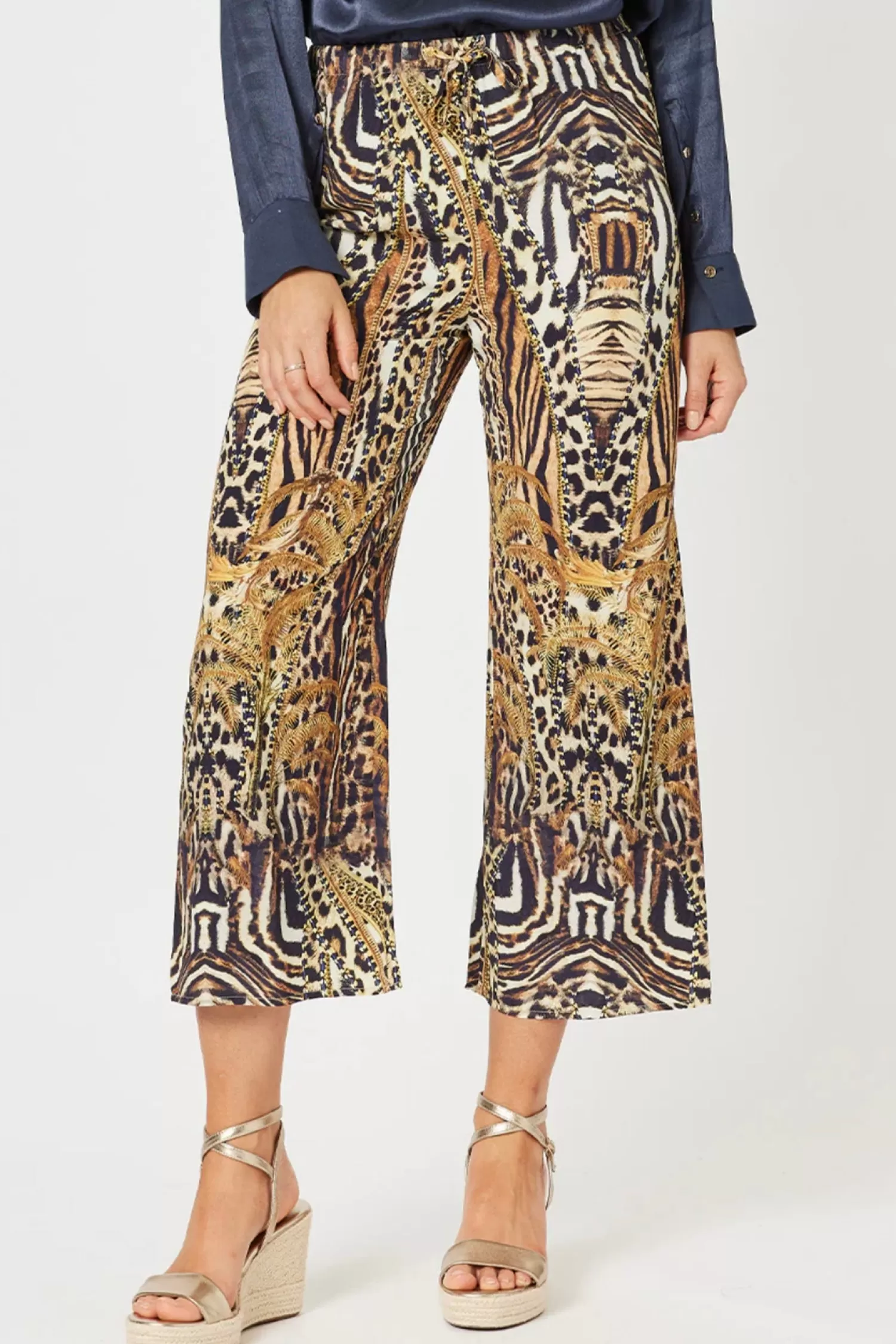 Hammock & Vine Ladies Pants*Morocco Print Pants - Animal - HV31