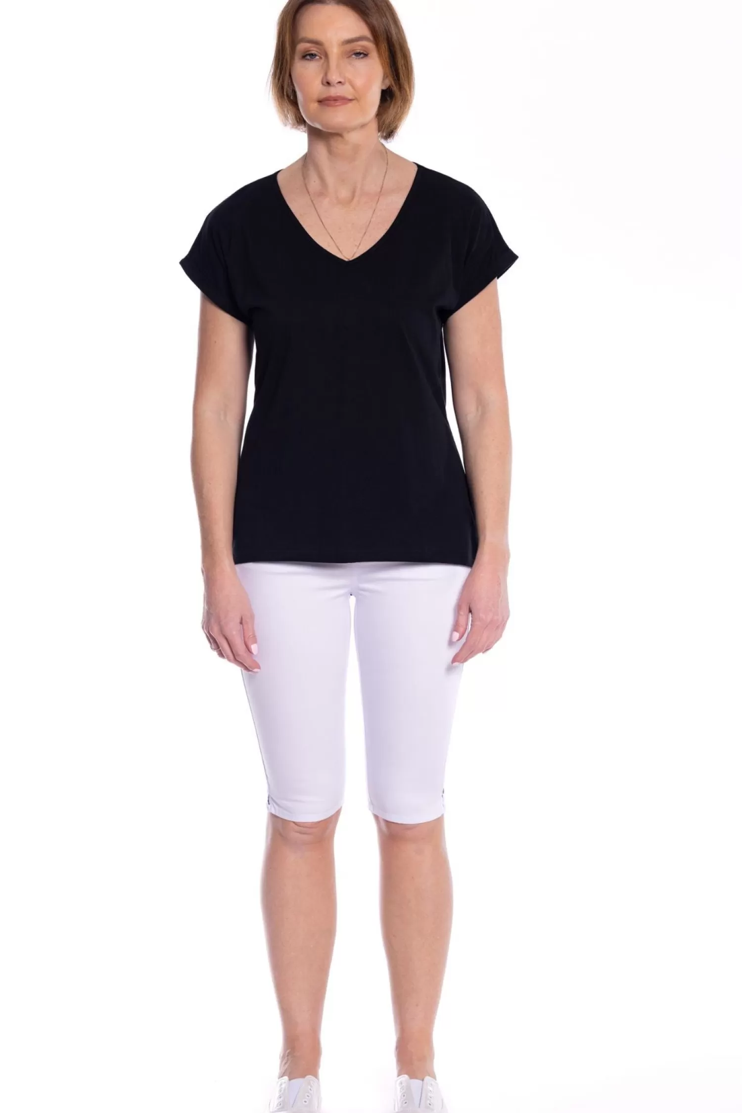 Cafe Latte Shirts & Tops*Natasha Tee - Black - CL9