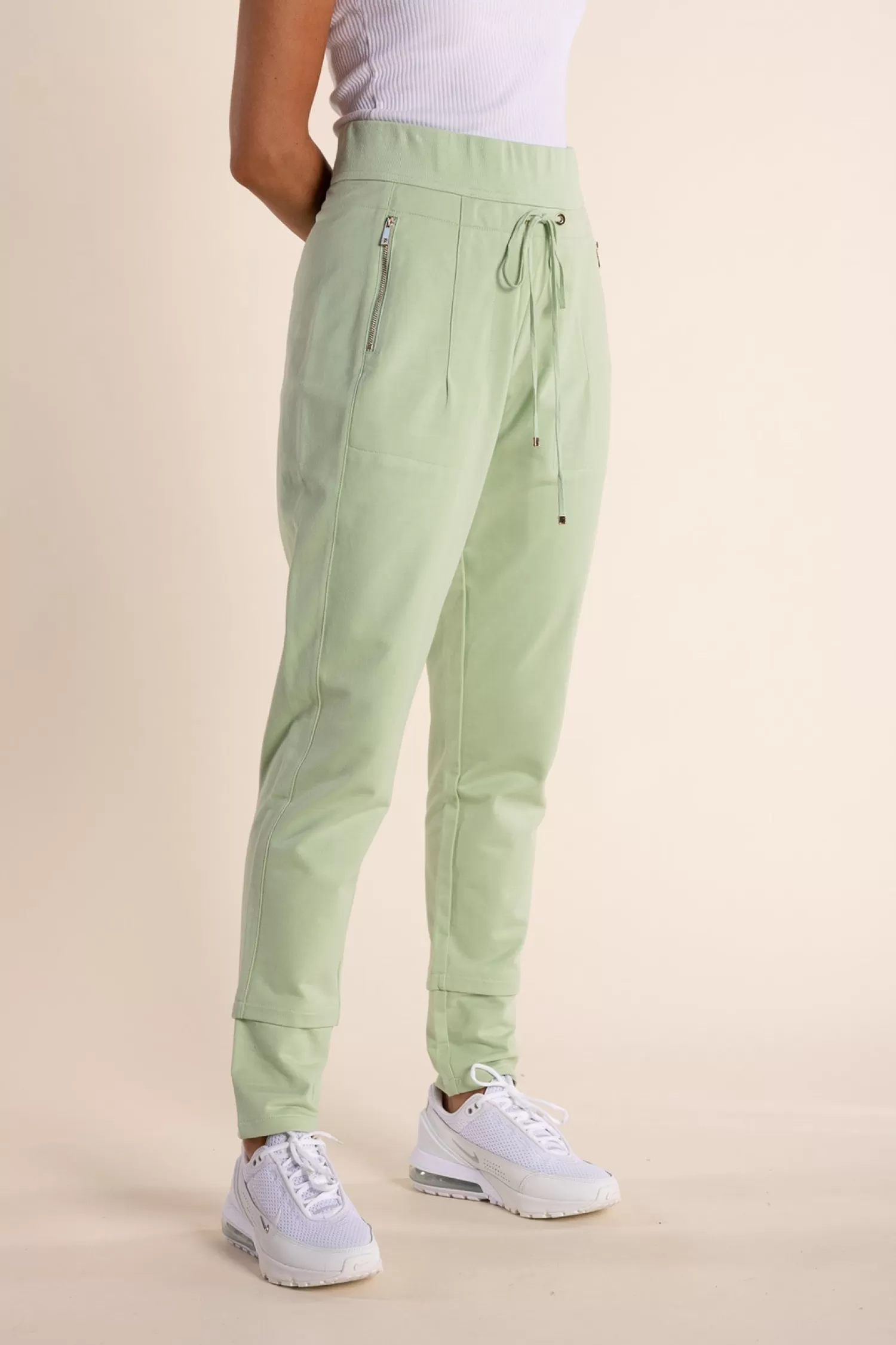 Two-T's Ladies Pants*Neva Track Pant - Soft Green - TT56