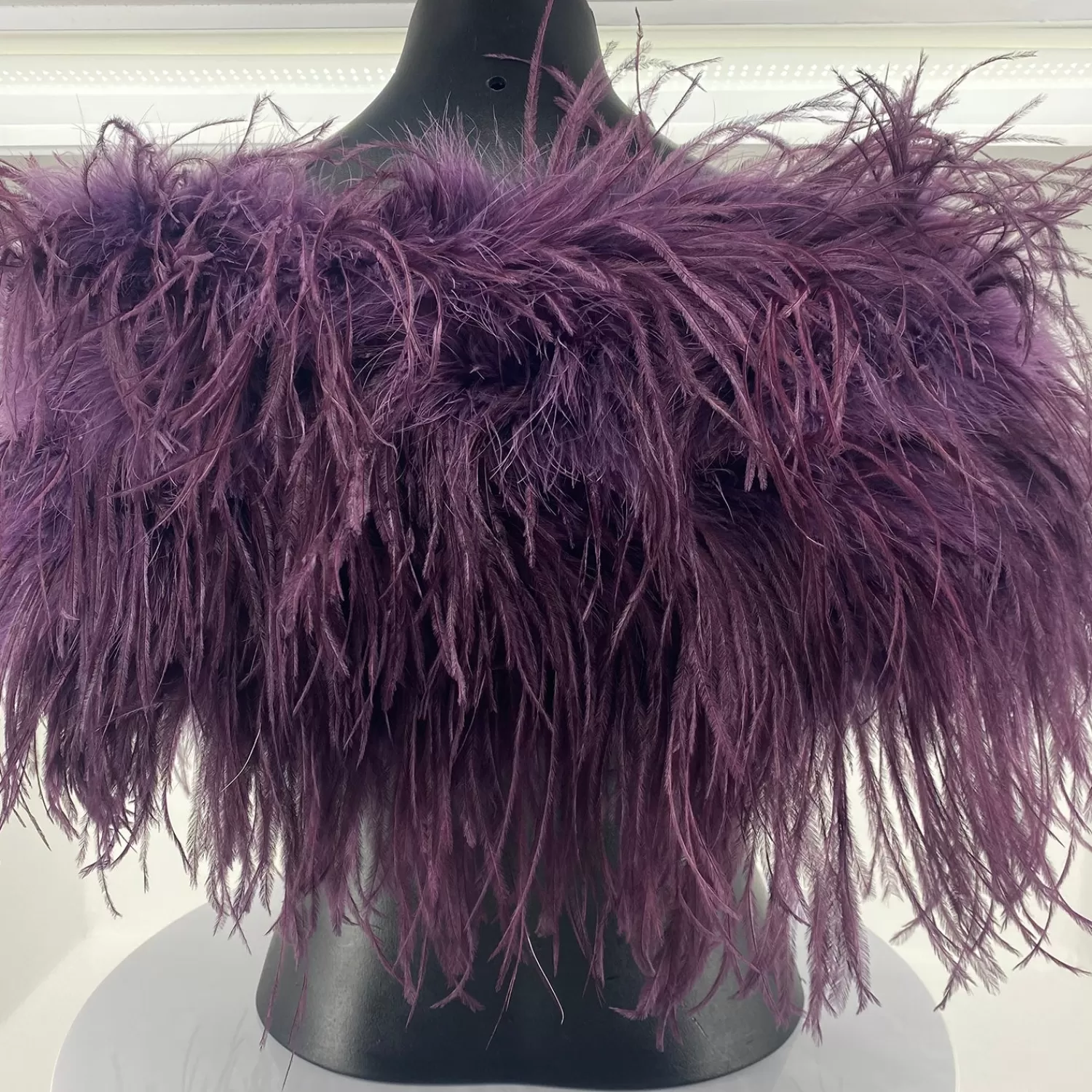 Pizazz Boutique Feather Wraps*Ostrich Feather Shrug | Purple | FI2