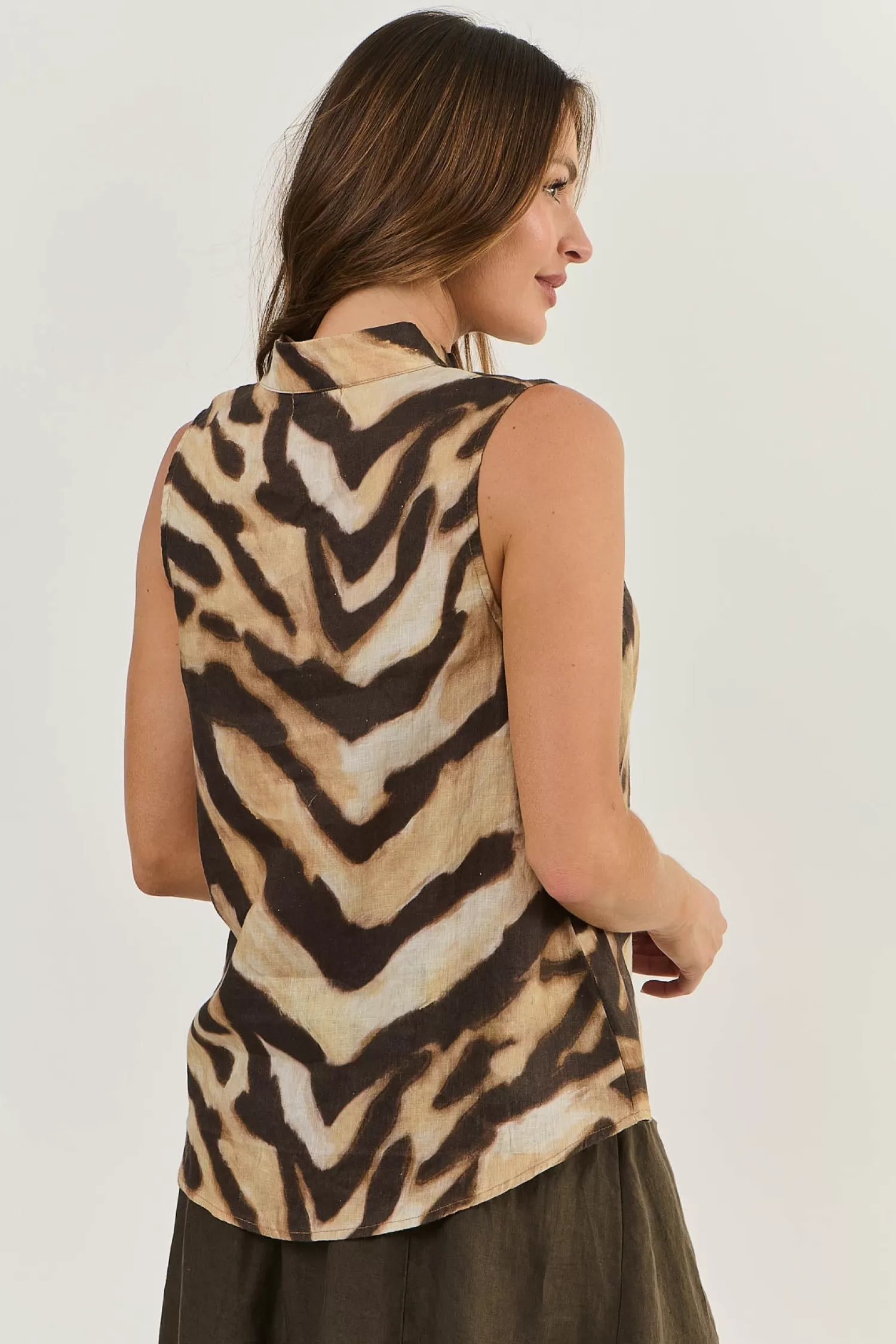Naturals By O & J Shirts & Tops*Paityn Sleeveless Top - Wildcat - OJ25