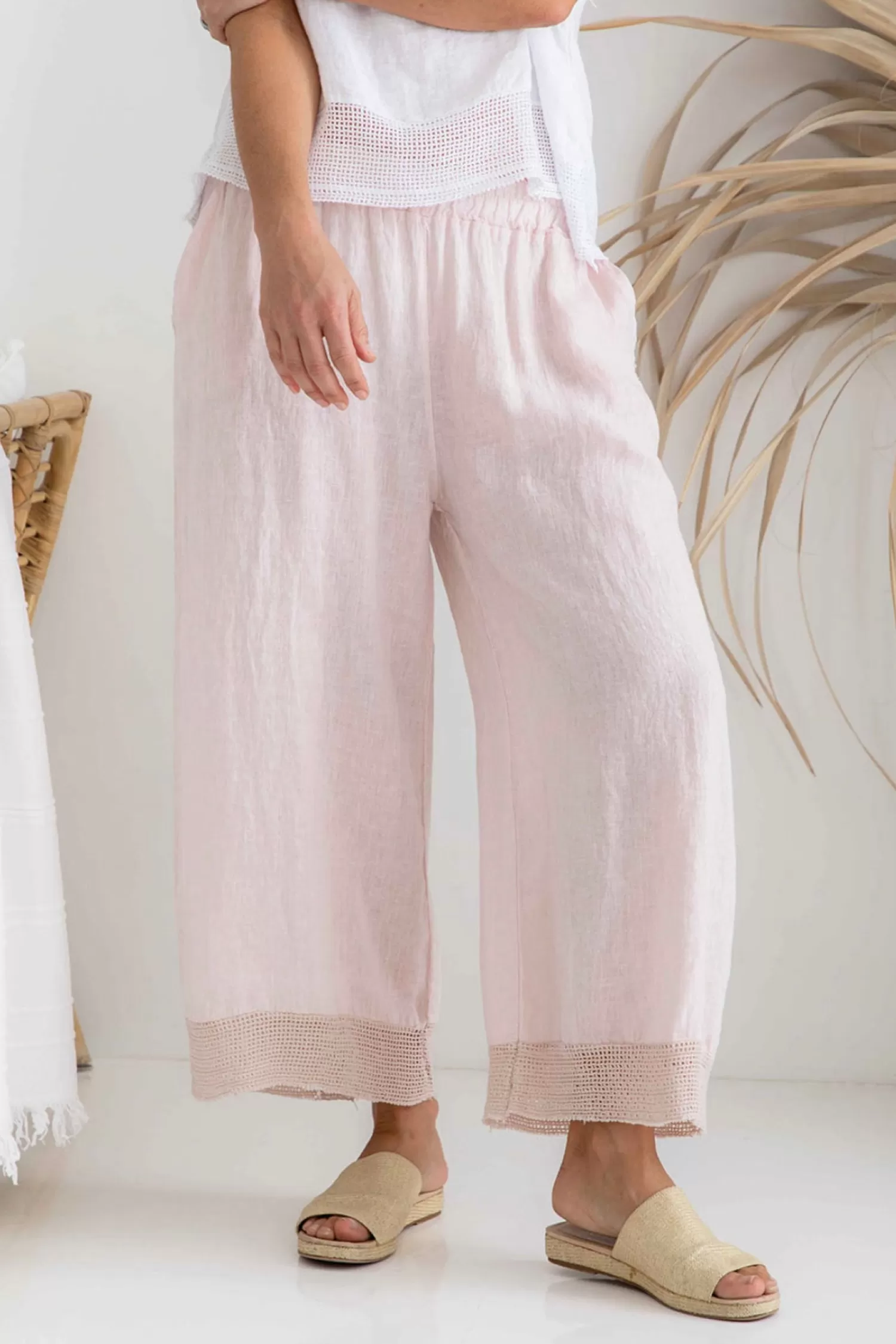 The Italian Cartel Ladies Pants*Paneta Pant - Blush - IC28