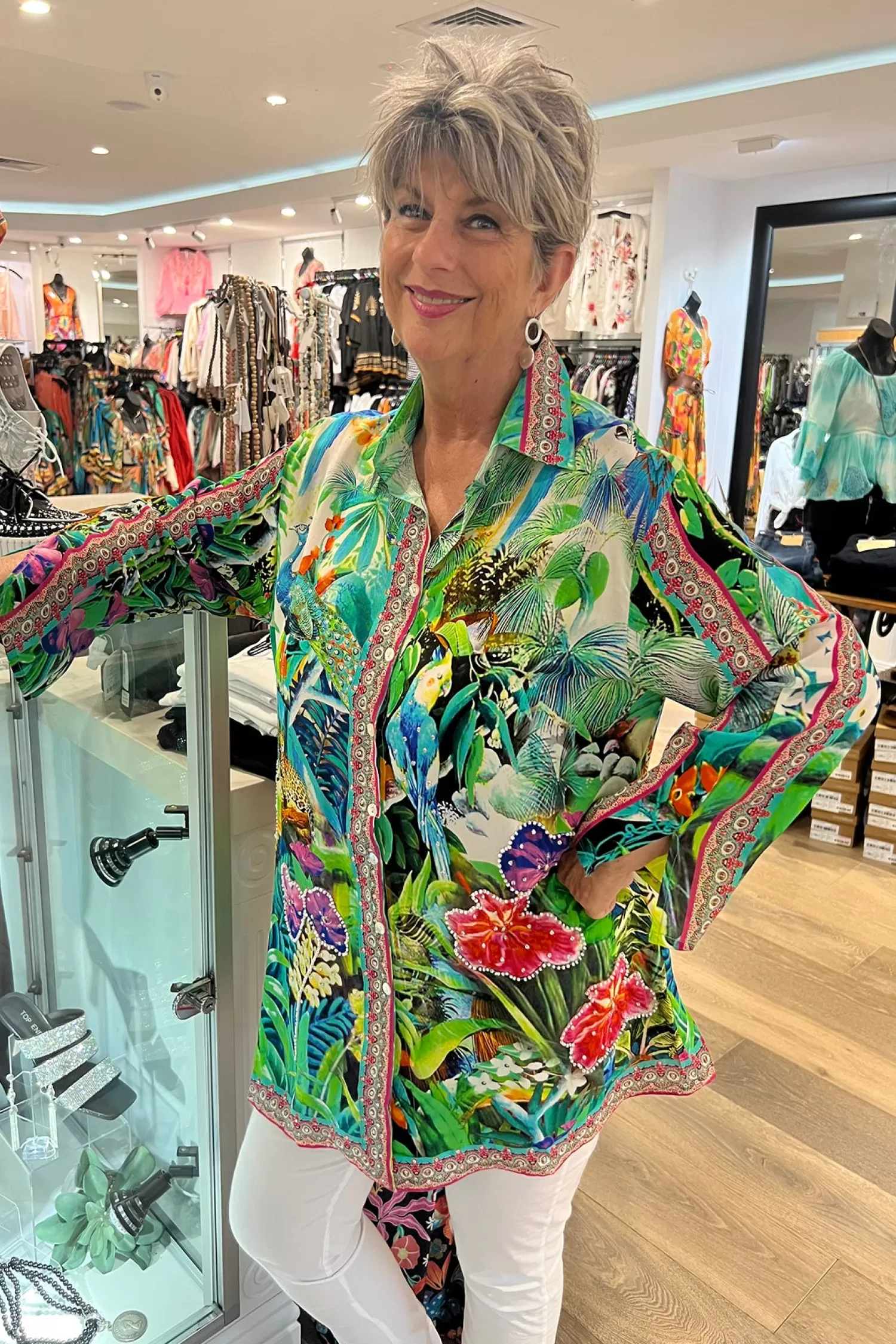 Fashion Spectrum Shirts & Tops*Paradise Resort Shirt - FS1