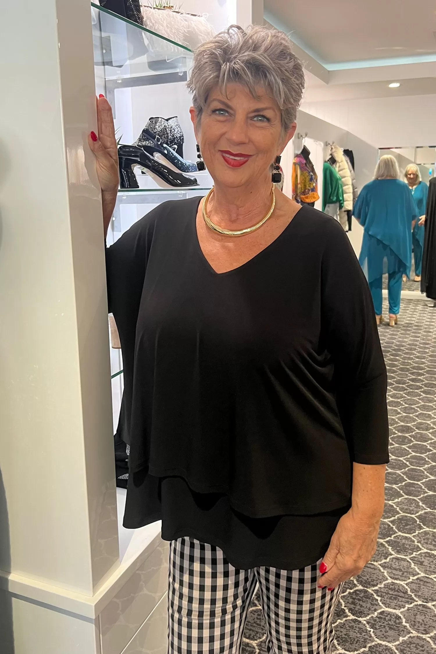 Philosophy Shirts & Tops*Quad Layer Tunic - Black - PH22