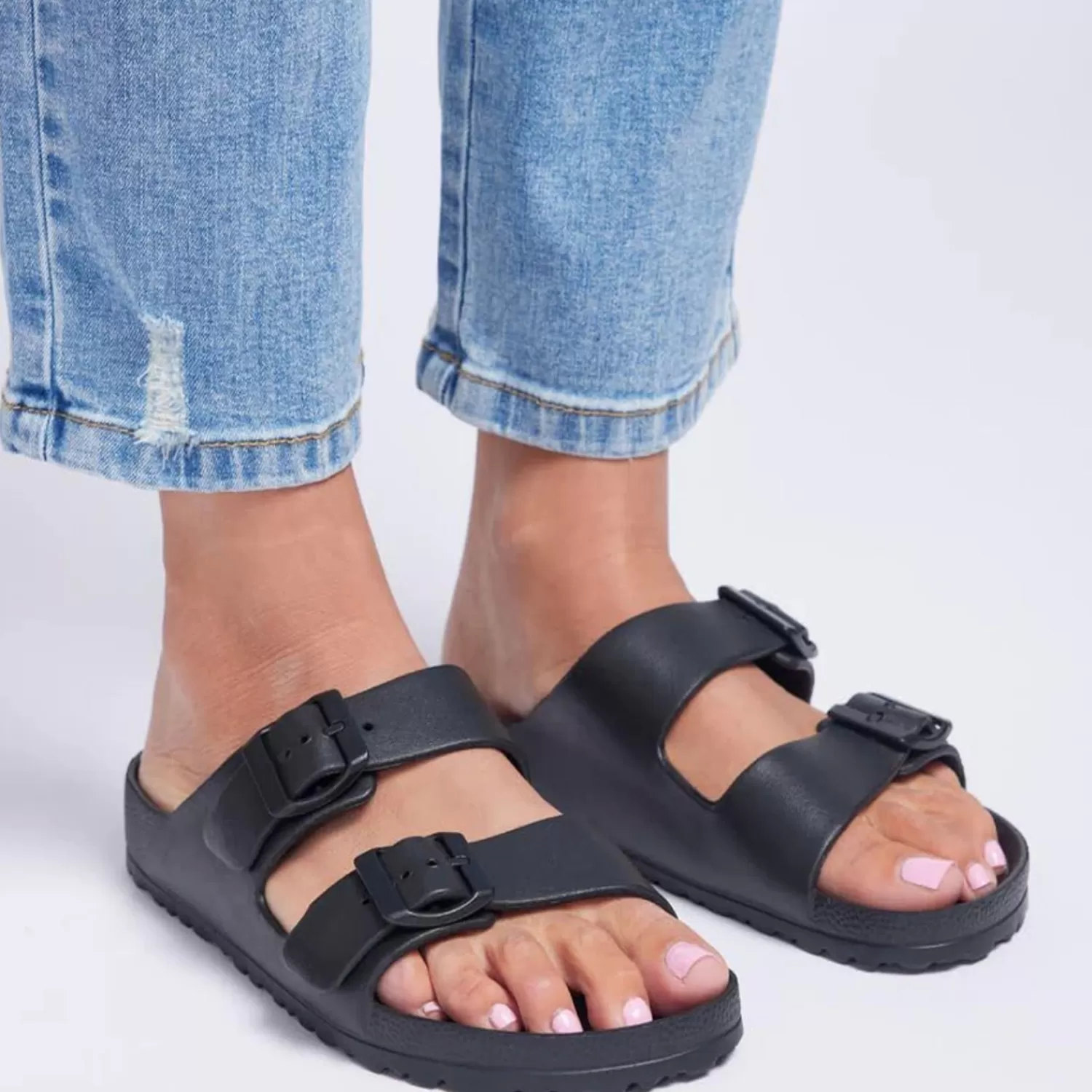 Human Sandals*Ripe Slides - Black - HS4