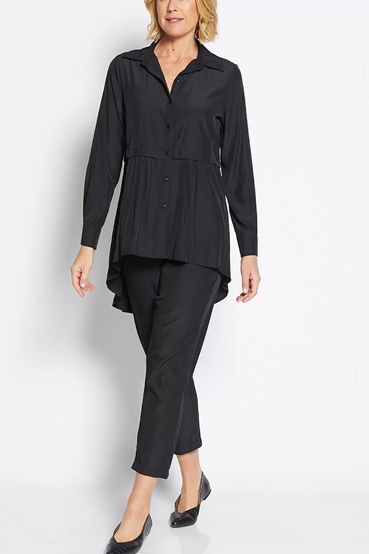 Philosophy Shirts & Tops*Rolta Hilow Shirt - Black - PH23