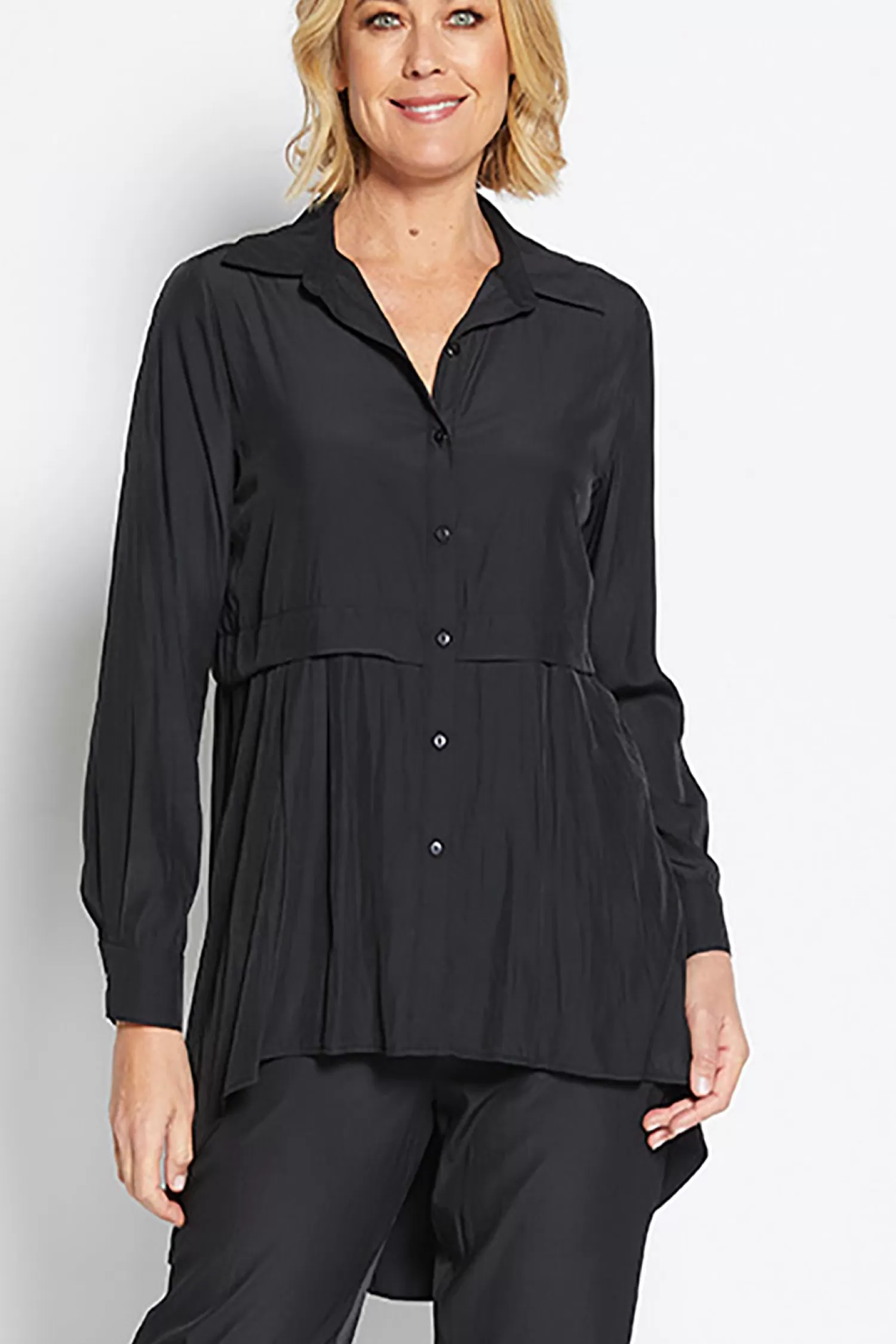 Philosophy Shirts & Tops*Rolta Hilow Shirt - Black - PH23