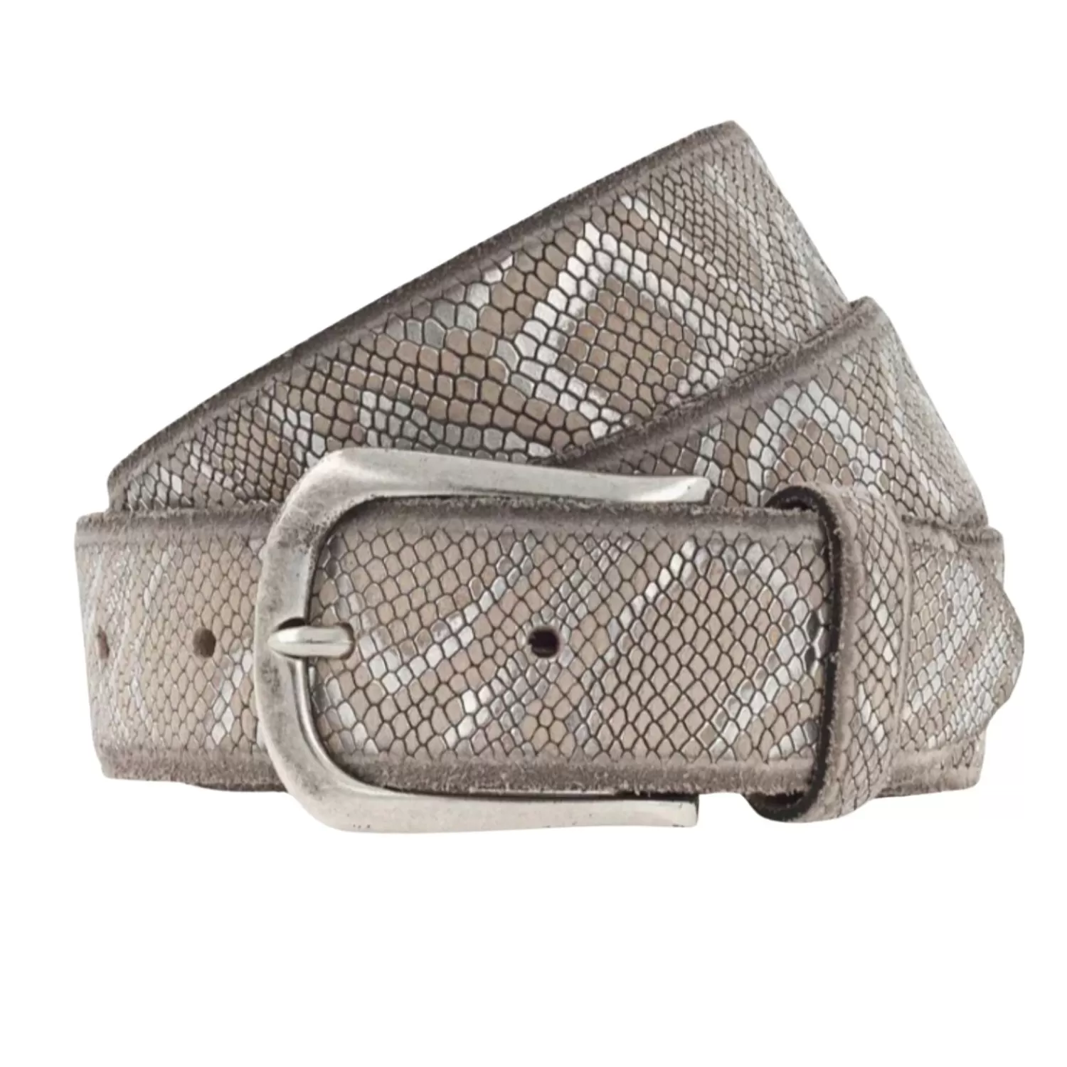 B Belt Belts*Sabia Belt - White Silver - BB5