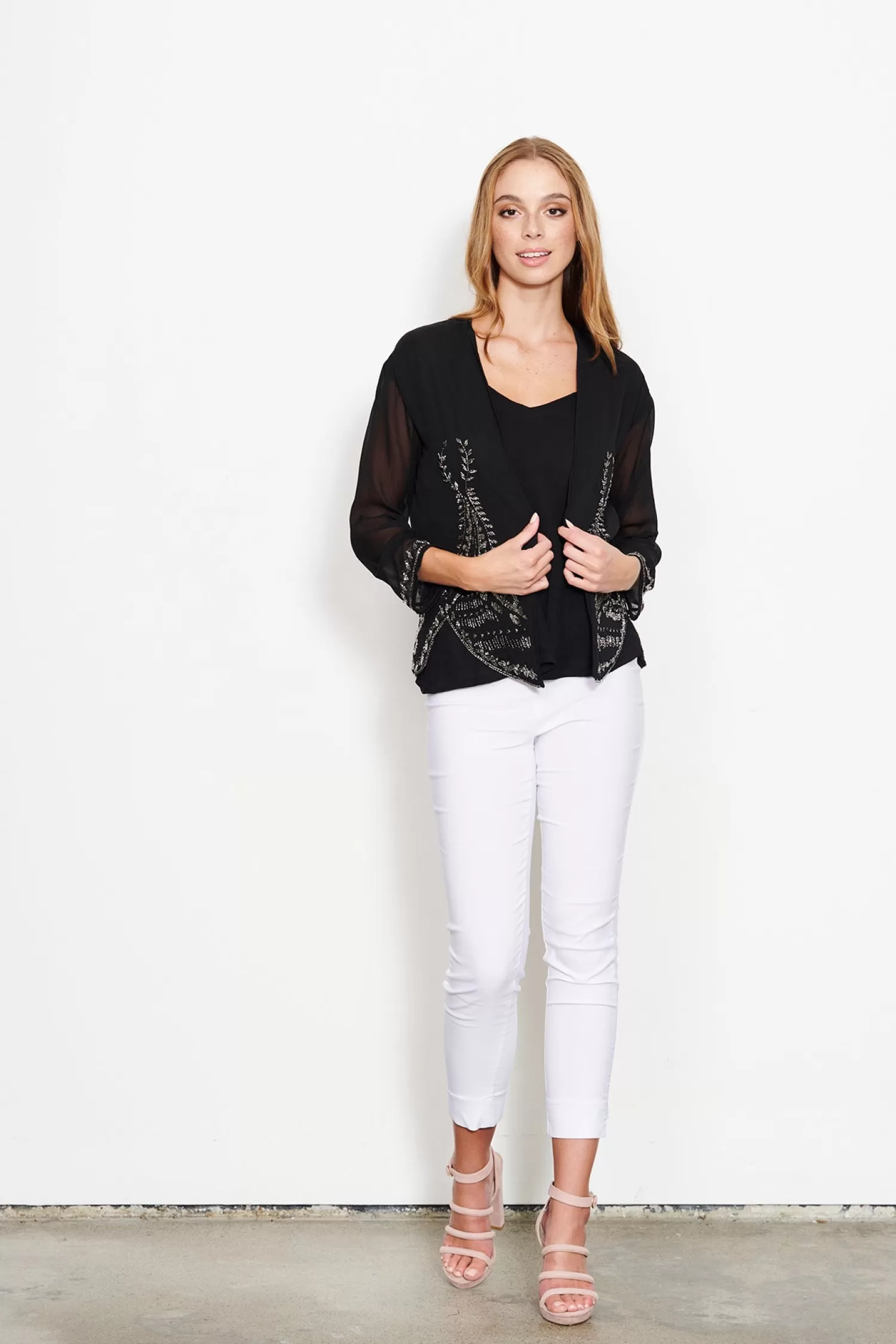 Caju Shirts & Tops*Sheer Sleeve Jacket | CAJ19