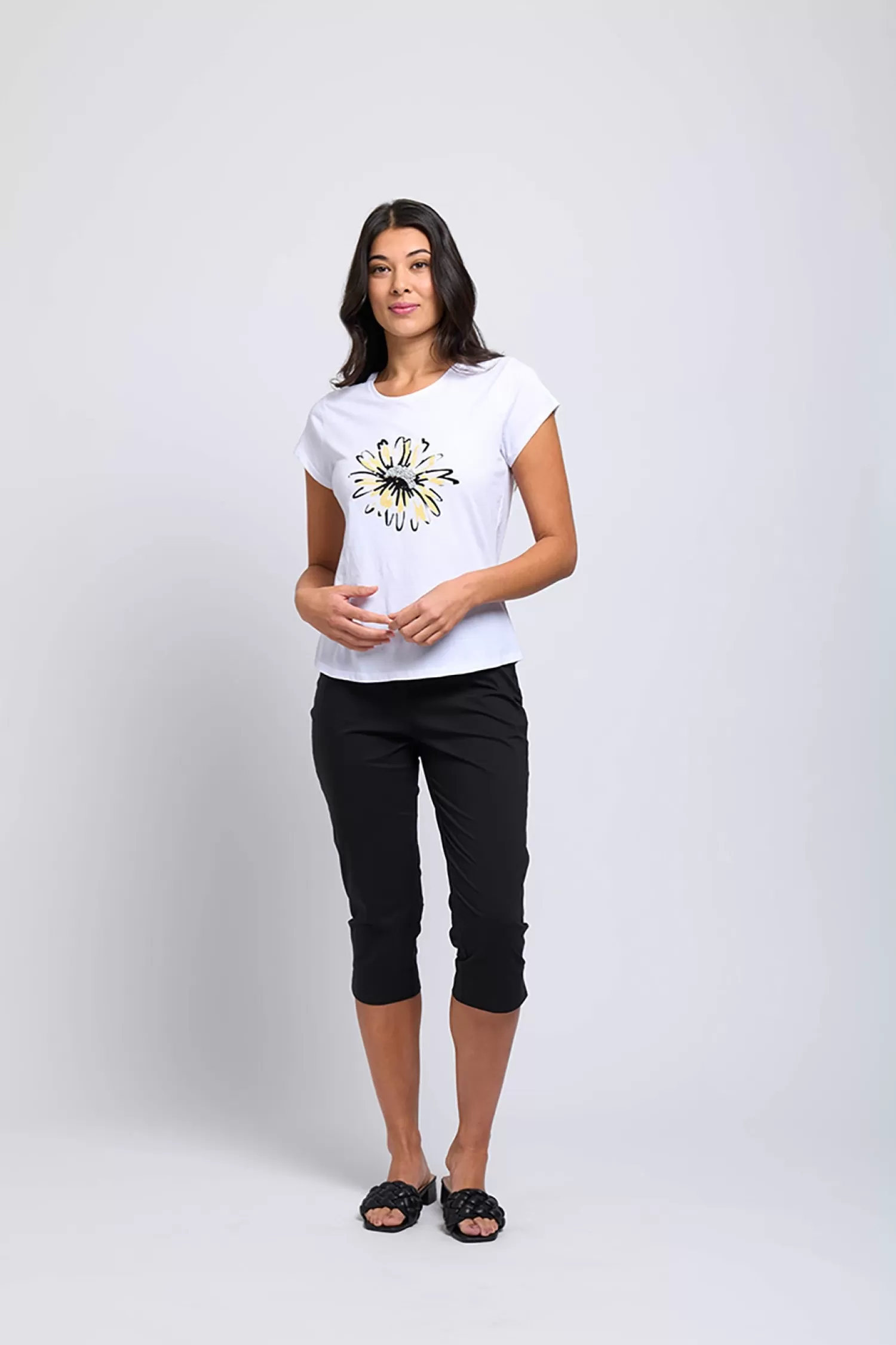 Foil Ladies Pants*Split Enz Pants - Black - F23