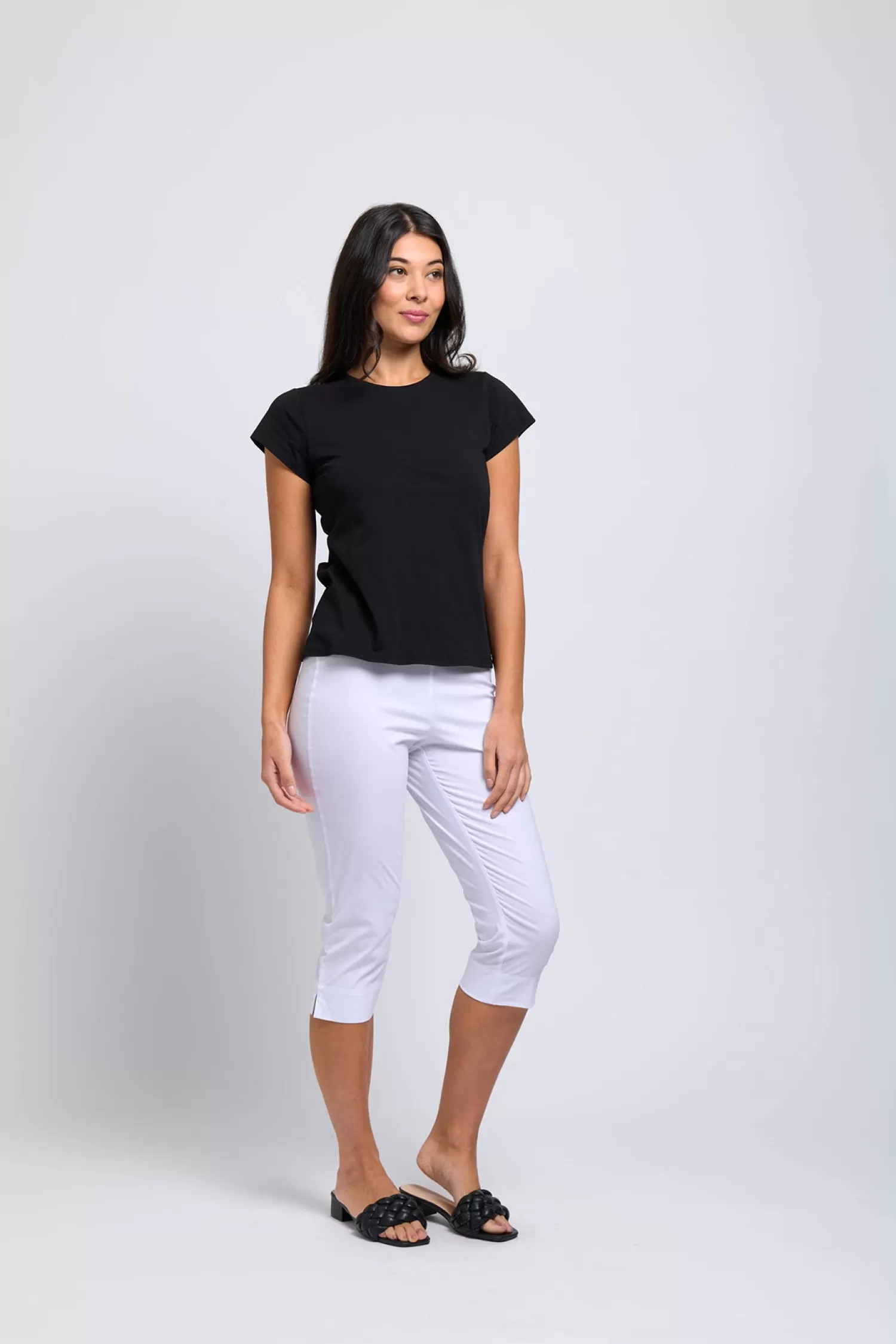 Foil Ladies Pants*Split Enz Pants - White - F23