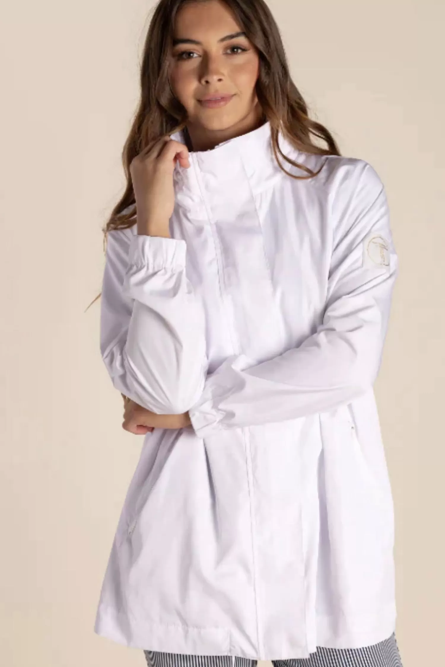 Two-T's Coats & Jackets*Spray Jacket - White - TT9