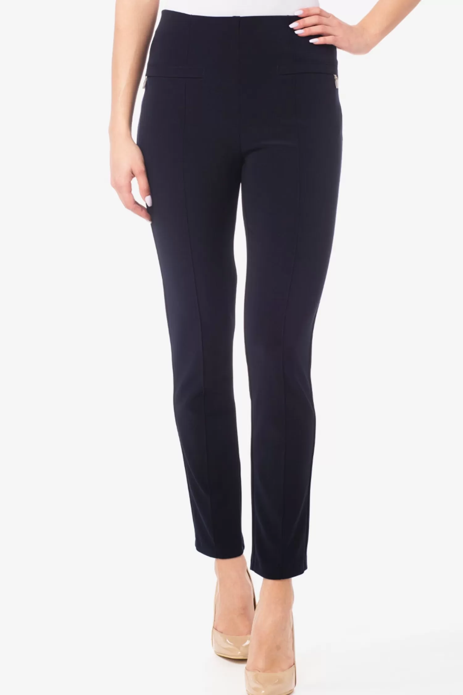 Joseph Ribkoff Ladies Pants*Straight Cut Pants - Navy - JR10