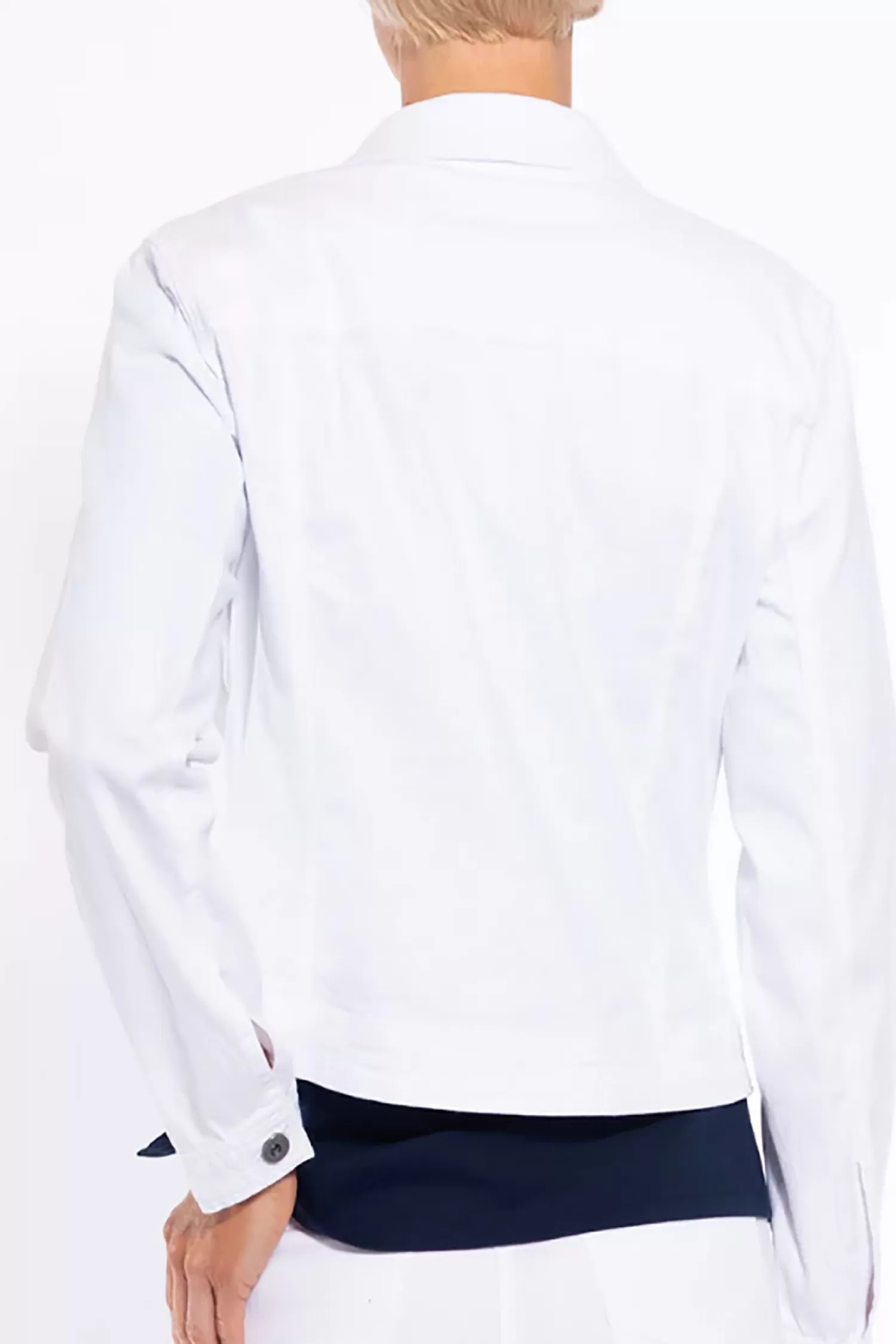 Cafe Latte Coats & Jackets*Stretch White Denim Jacket - CL12