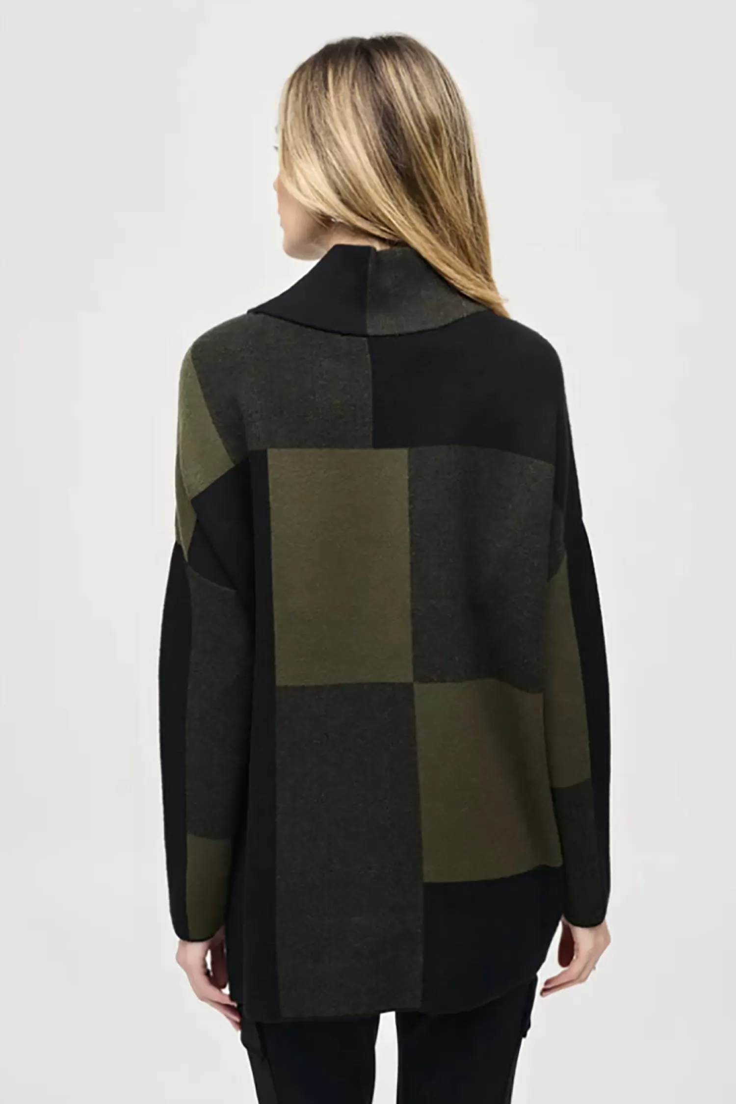 Joseph Ribkoff Jumpers & Knitwear*Studded Detail Knit - Iguana/Black - JR17