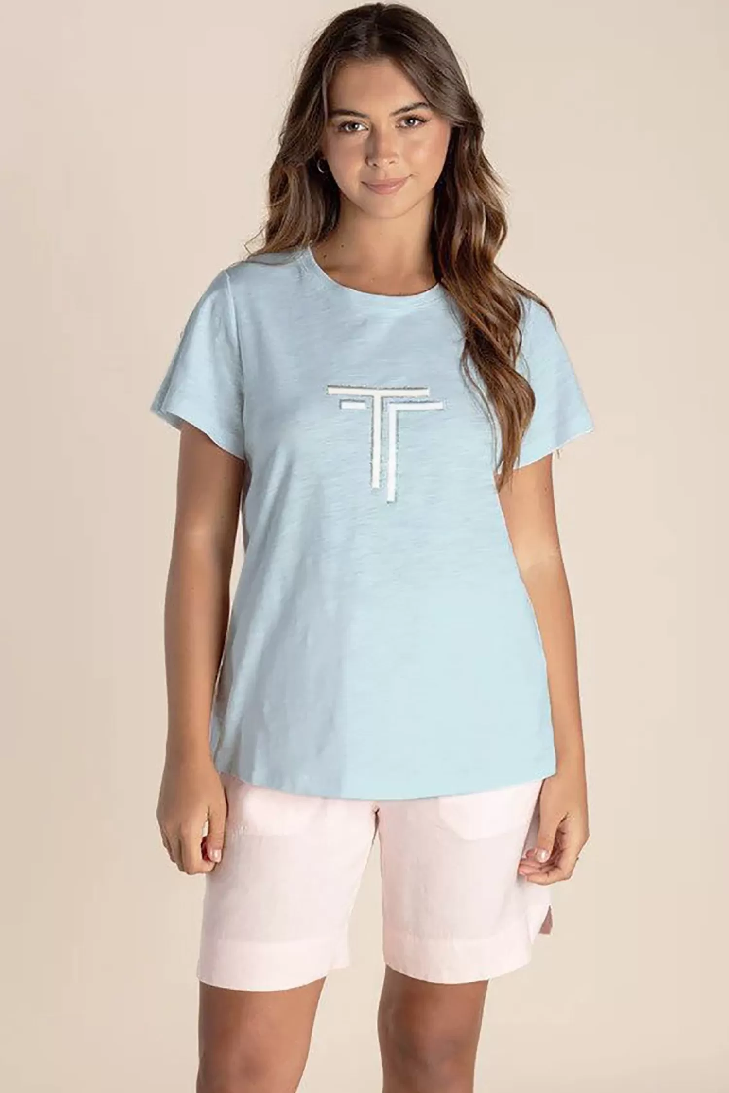 Two-T's Shirts & Tops*Tia T-Shirt - Ice Mint - TT1