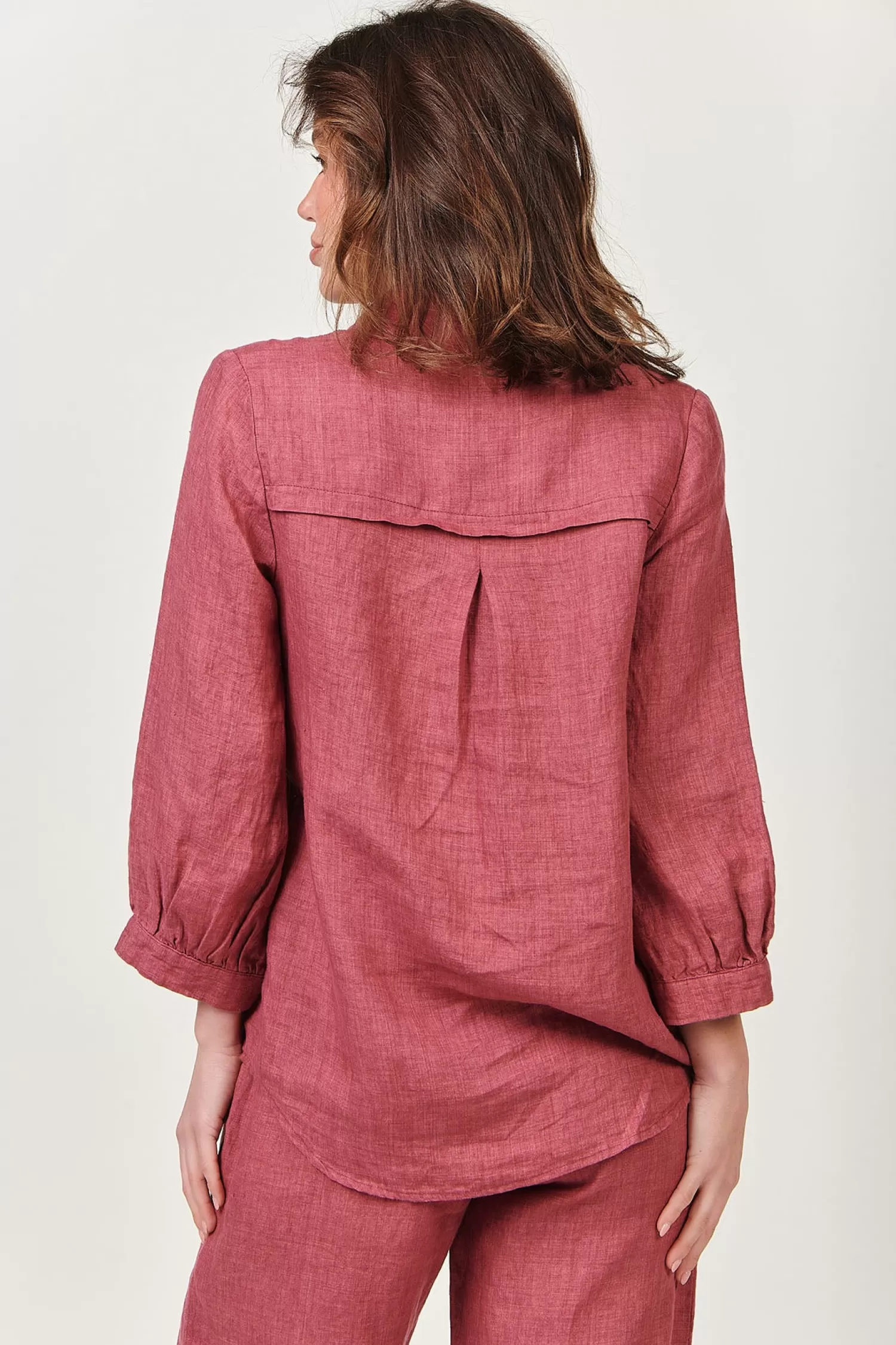 Naturals By O & J Linen Lovers | Shirts & Tops*Tilda Shirt - Rhubarb - OJ35