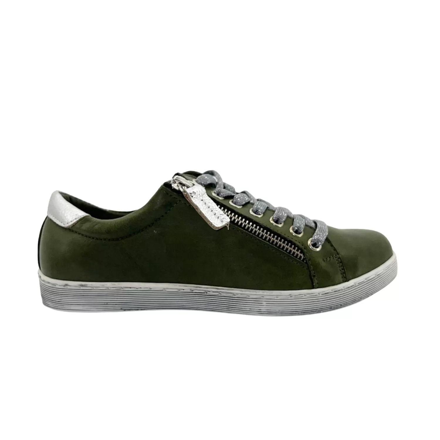 Rilassare Sneakers*Token Sneaker | Olive/Silver | RS11