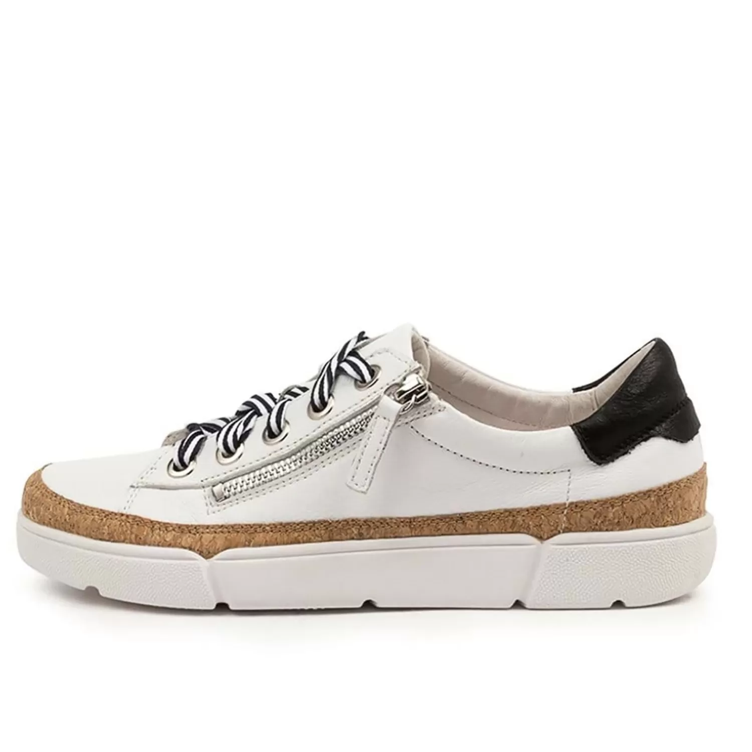 Django & Juliette Casual Shoes | Sneakers*Torayne White Black Sneaker | DJ40