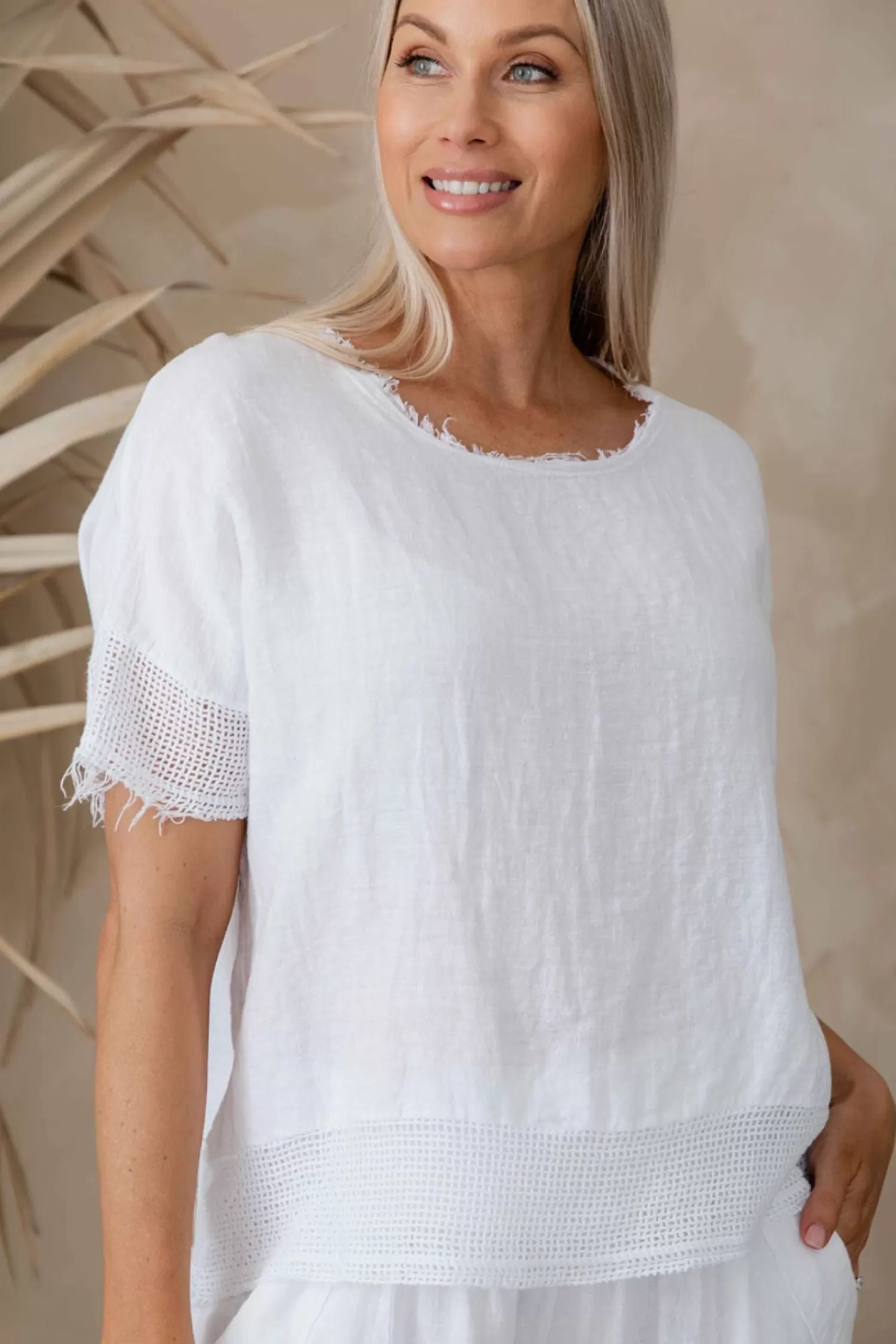 The Italian Cartel Shirts & Tops*Trenta Top - White - IC5