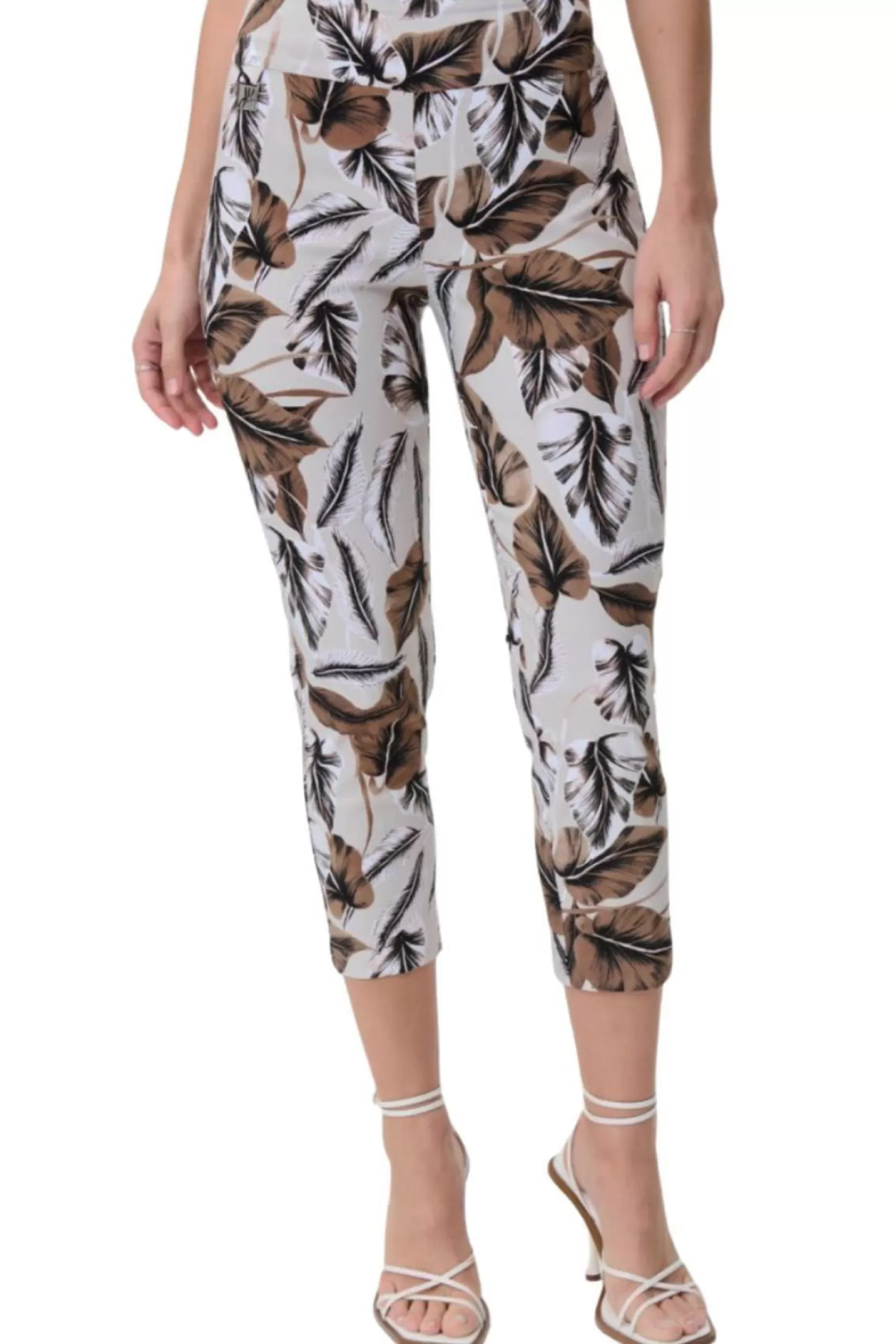 Joseph Ribkoff Ladies Pants*Tropical Print Capri Pant | JR12