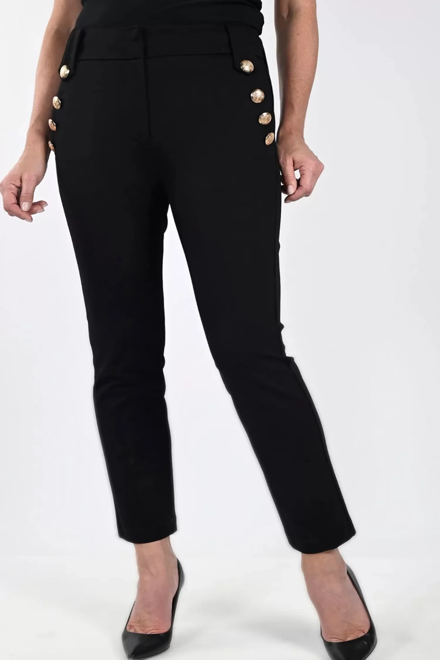 Frank Lyman Ladies Pants*Vescade Pant - Black - FL65