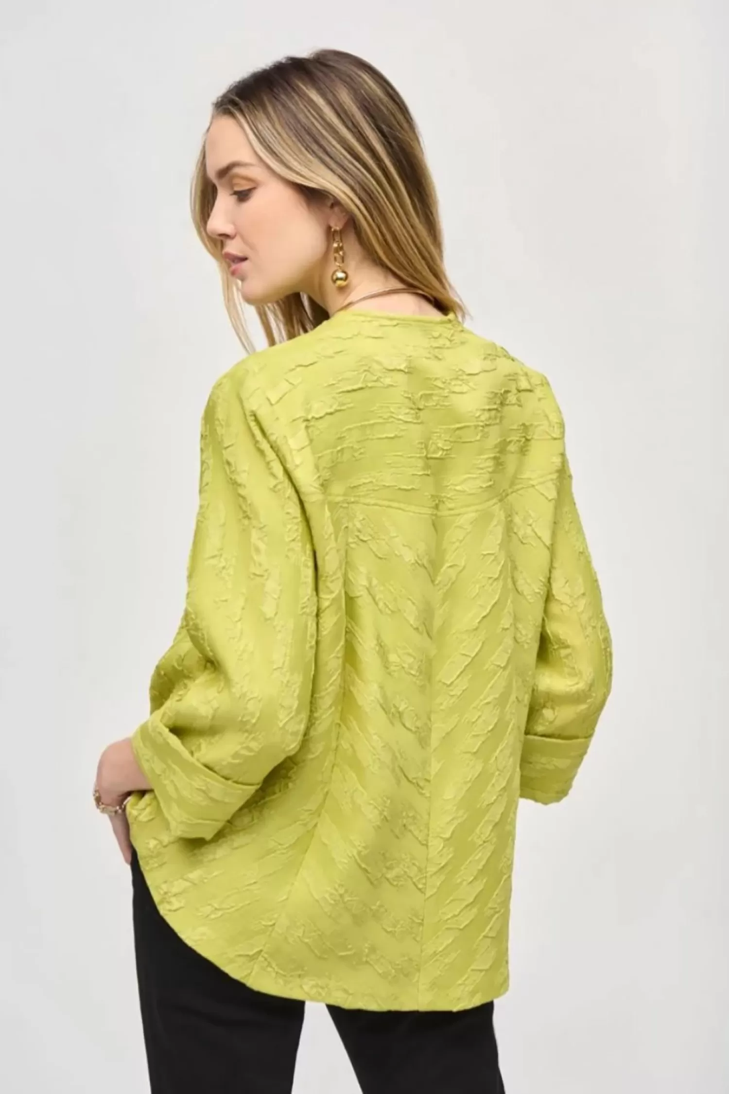 Joseph Ribkoff Coats & Jackets*Wasabi Jacquard Swing Jacket - JR22