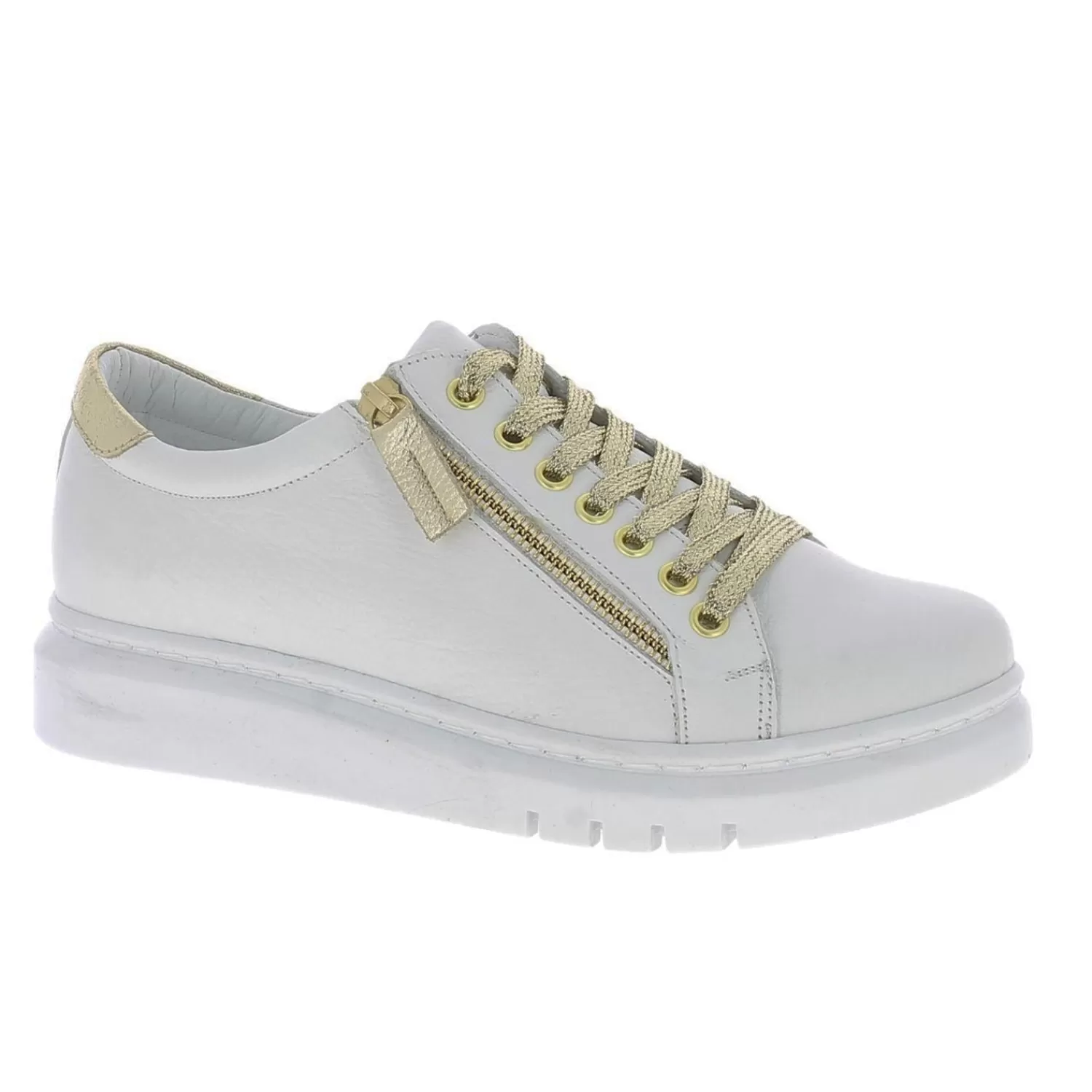 Rilassare Sneakers*White/Gold Tatter Fresh Sneaker - RS3