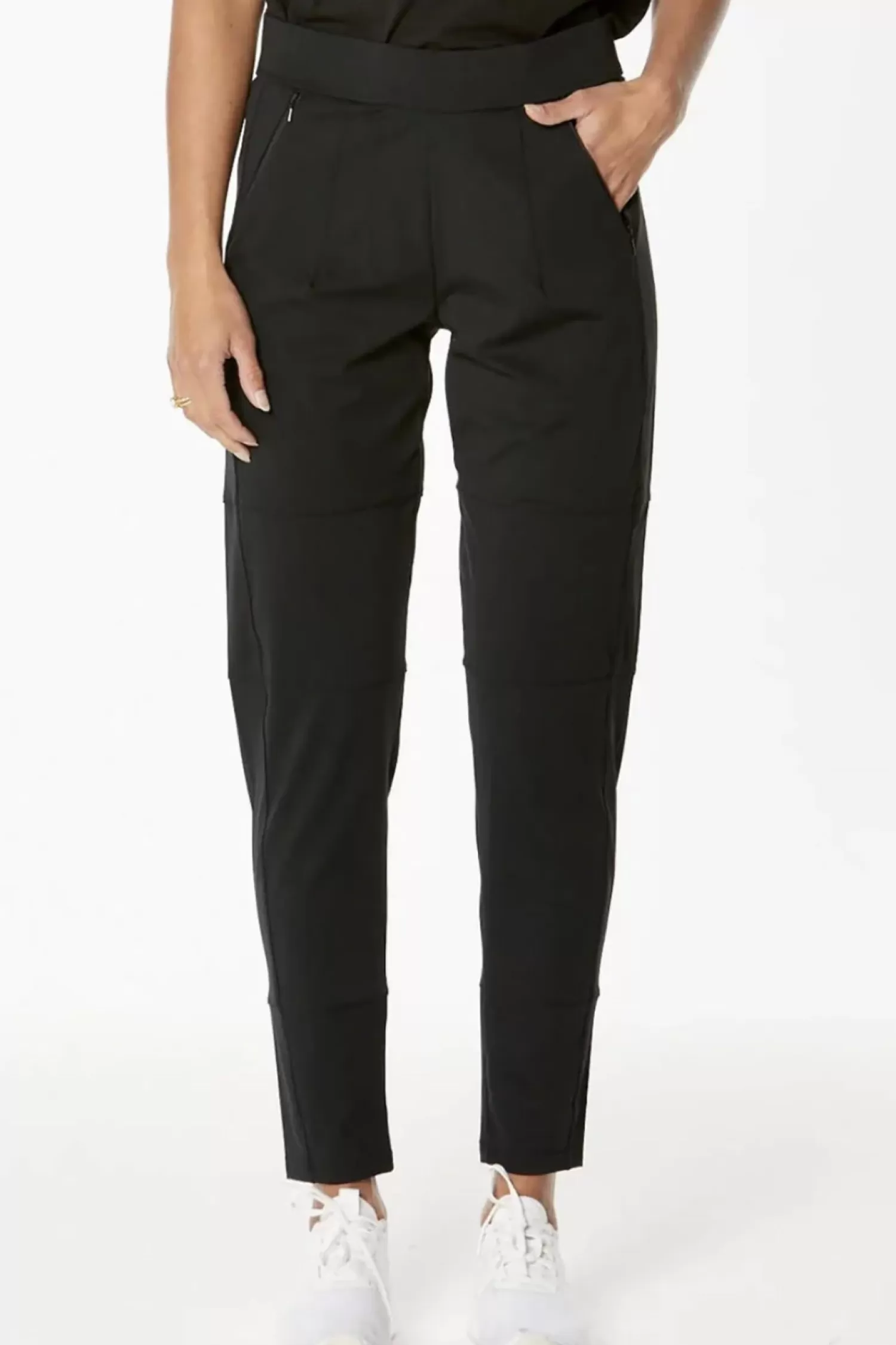 New London Jeans Ladies Pants*Witney Jogger - Black - NLJ25