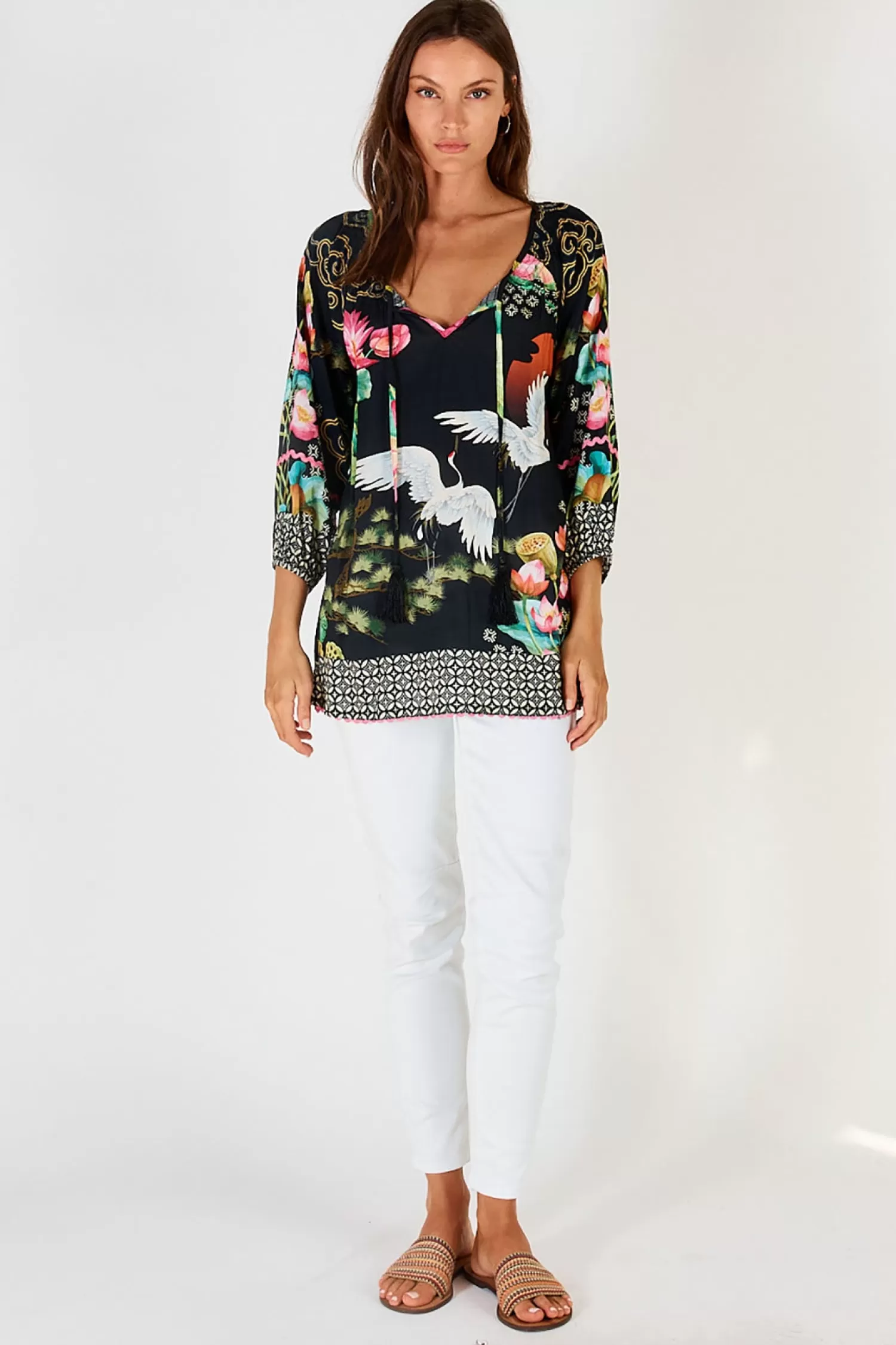 Lula Soul Shirts & Tops*Yoshiko Top - Black - LS5