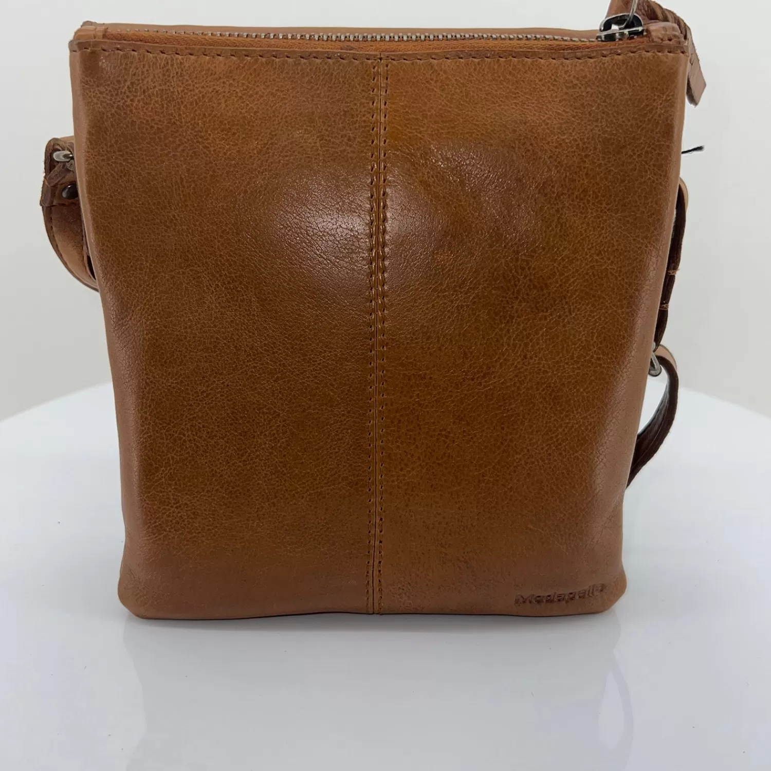 Modapelle Handbags*Zip Front Cross Over Bag - Tan - ML21